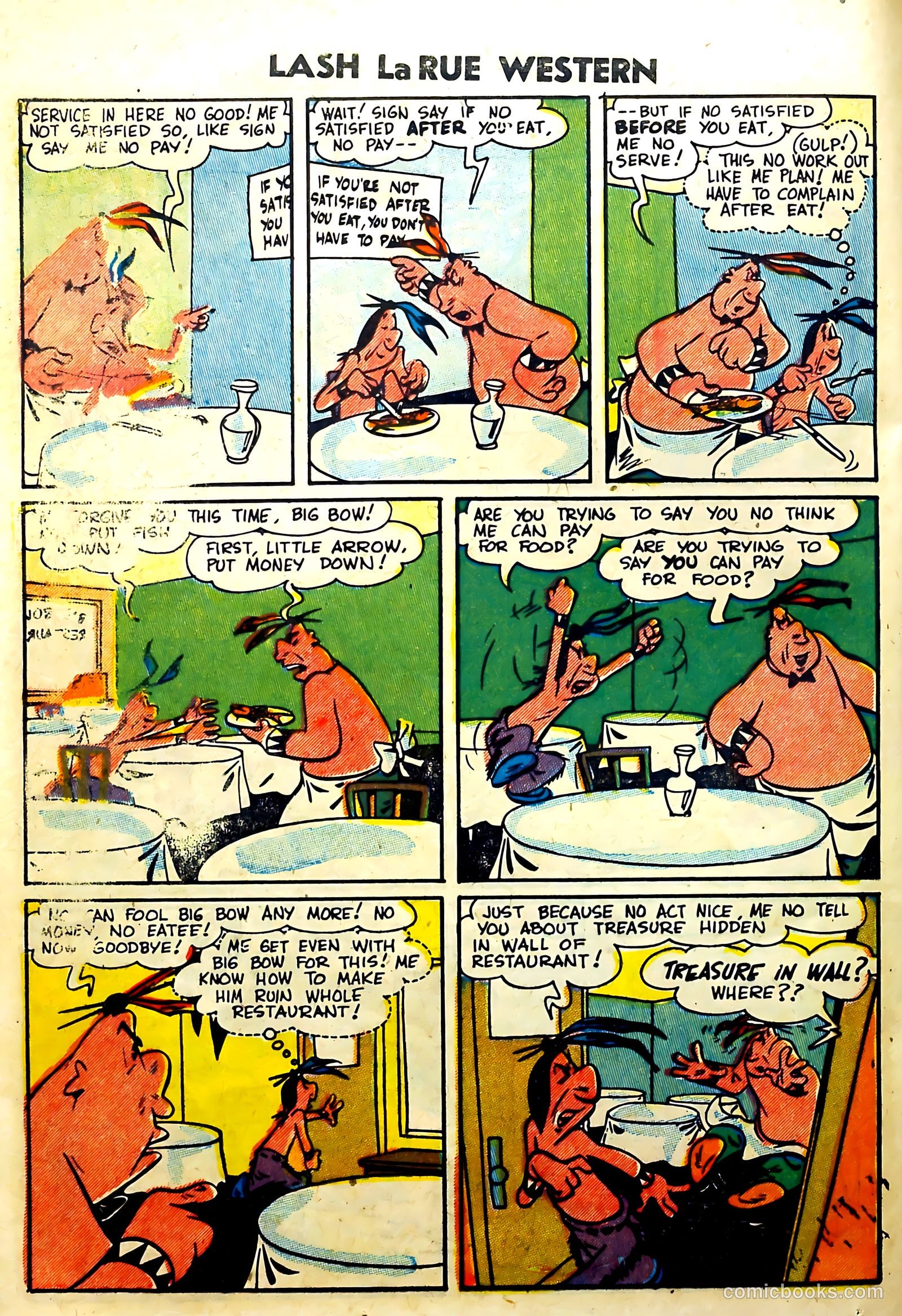 Lash Larue Western #51 — page 24 of 36