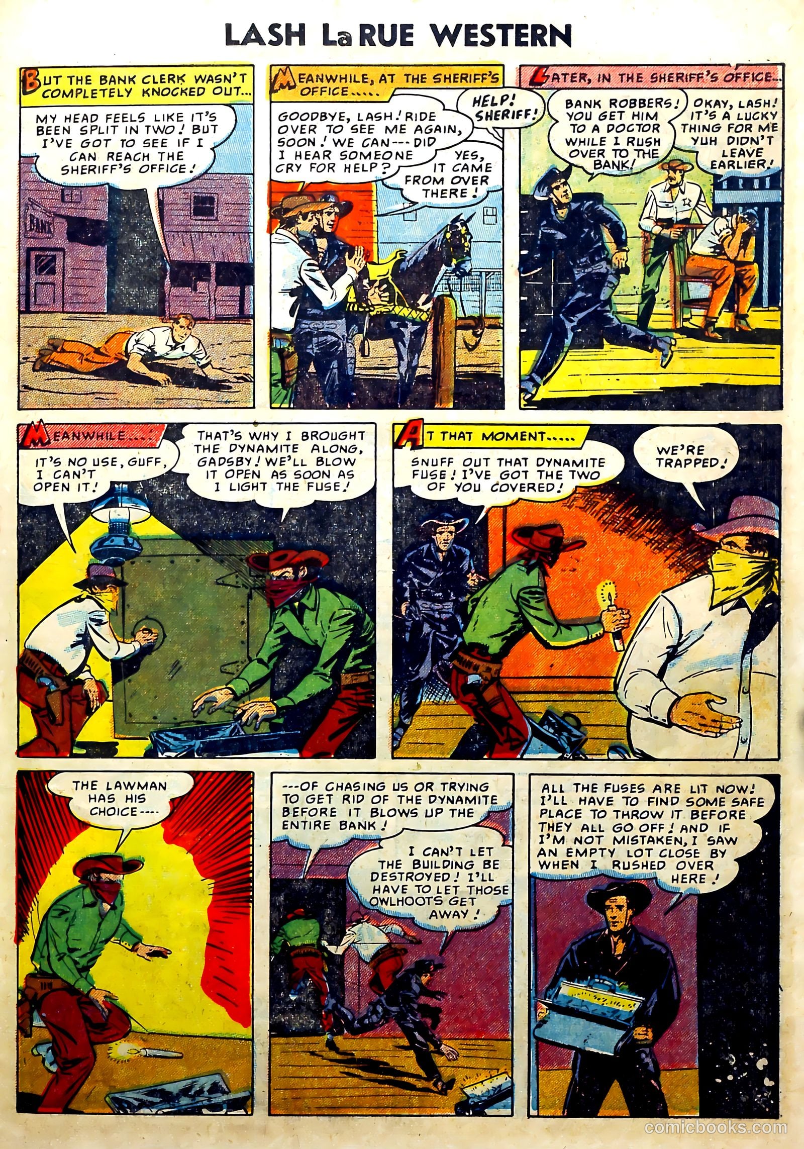 Lash Larue Western #51 — page 27 of 36