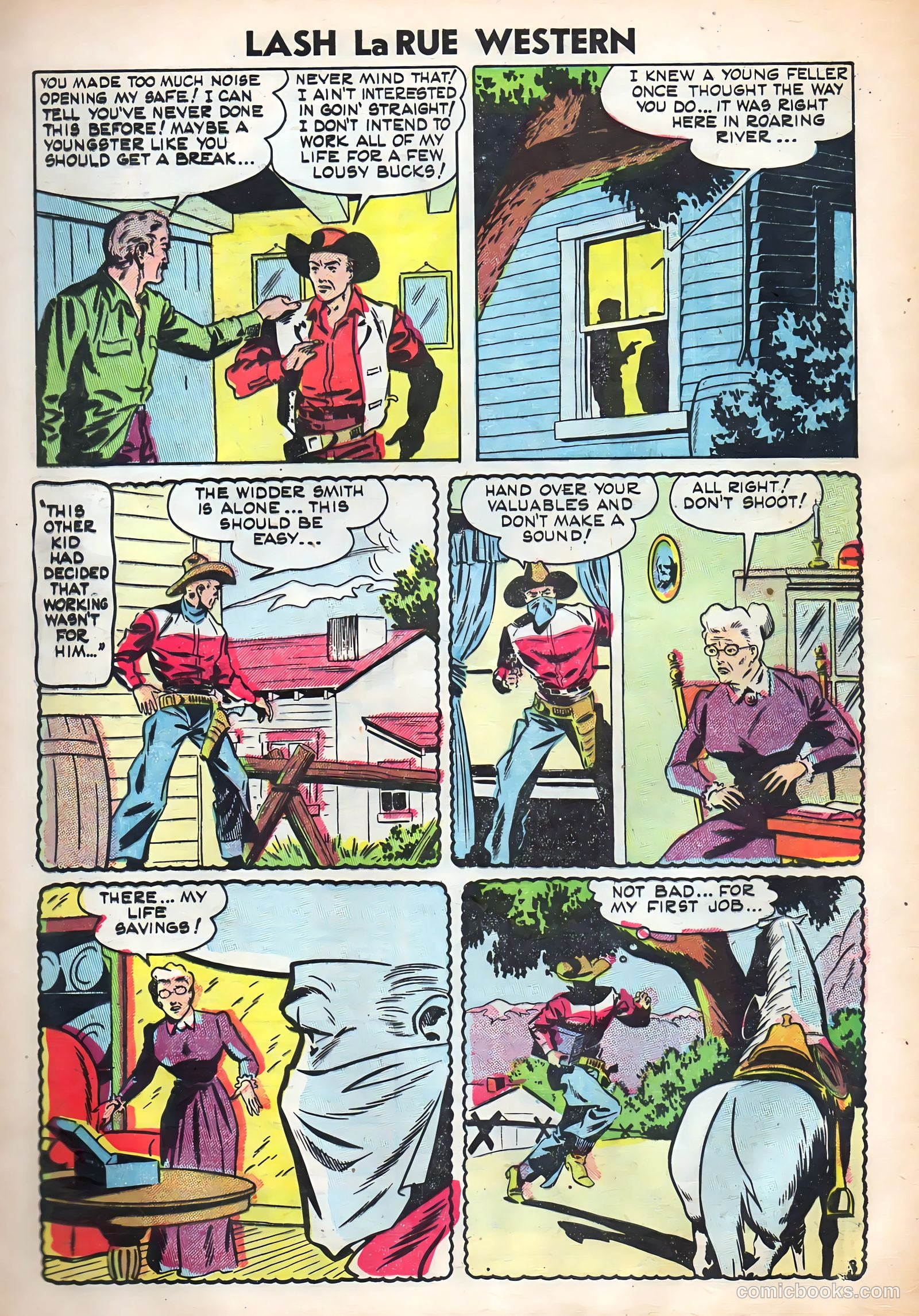Lash Larue Western #52 — page 5 of 36