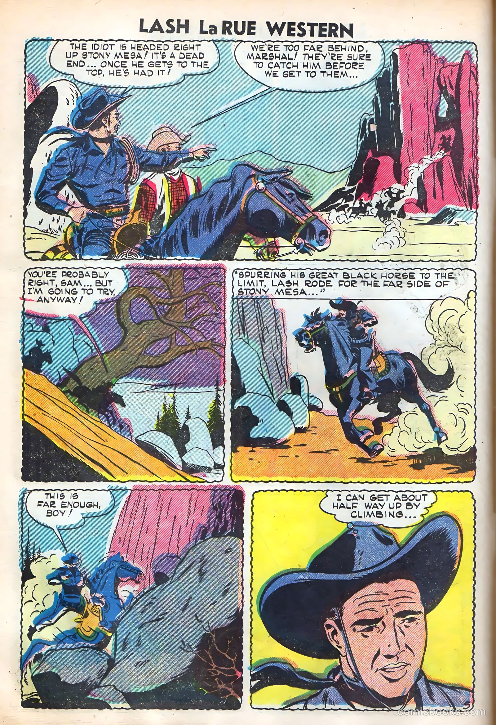 Lash Larue Western #52 — page 8 of 36