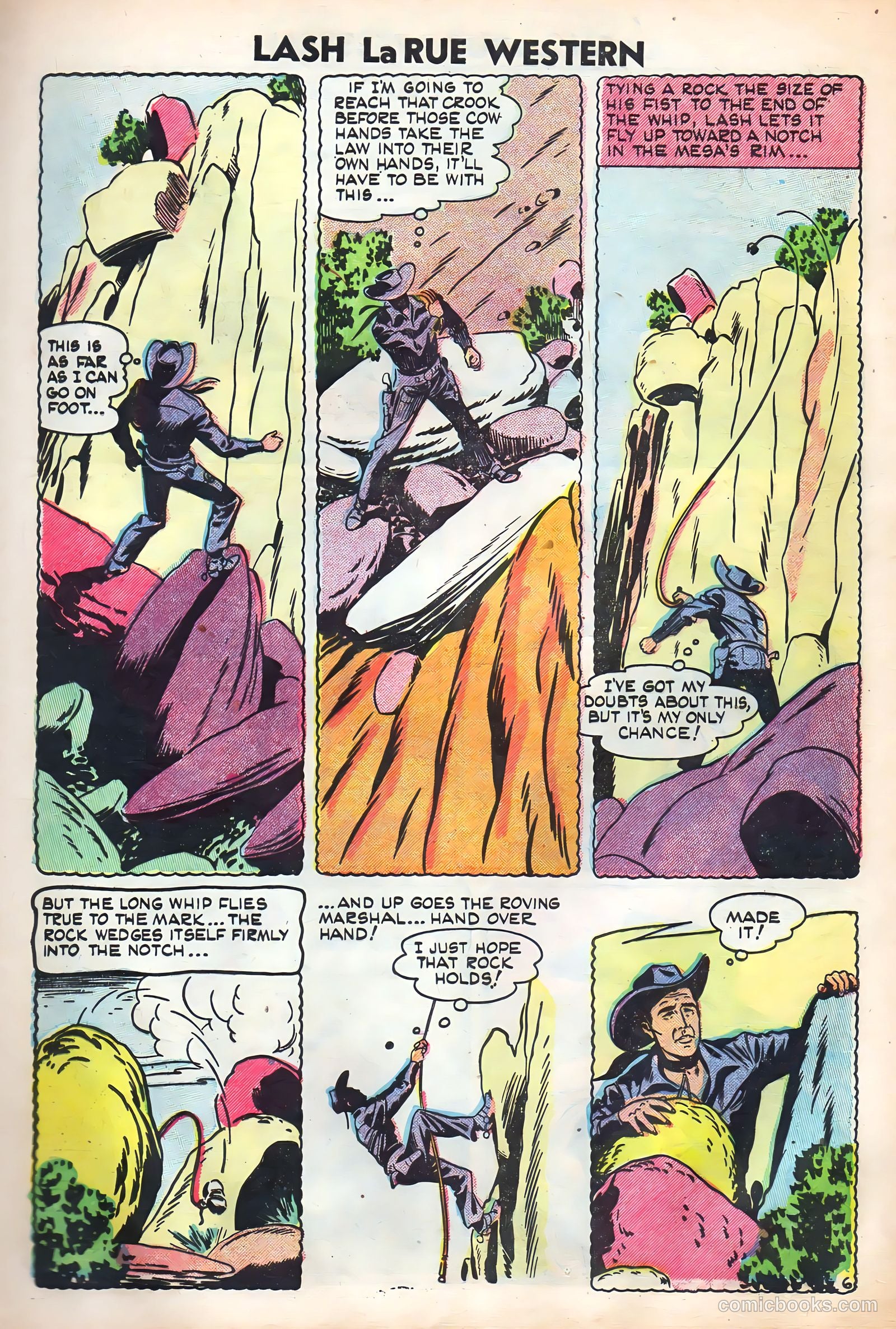 Lash Larue Western #52 — page 9 of 36