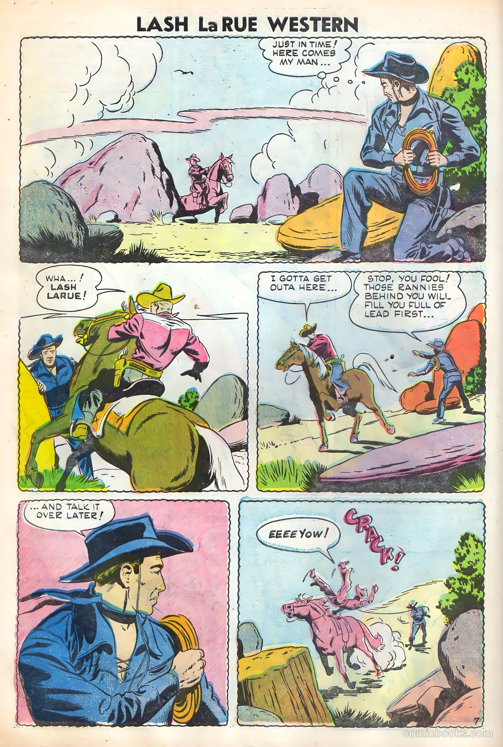 Lash Larue Western #52 — page 10 of 36