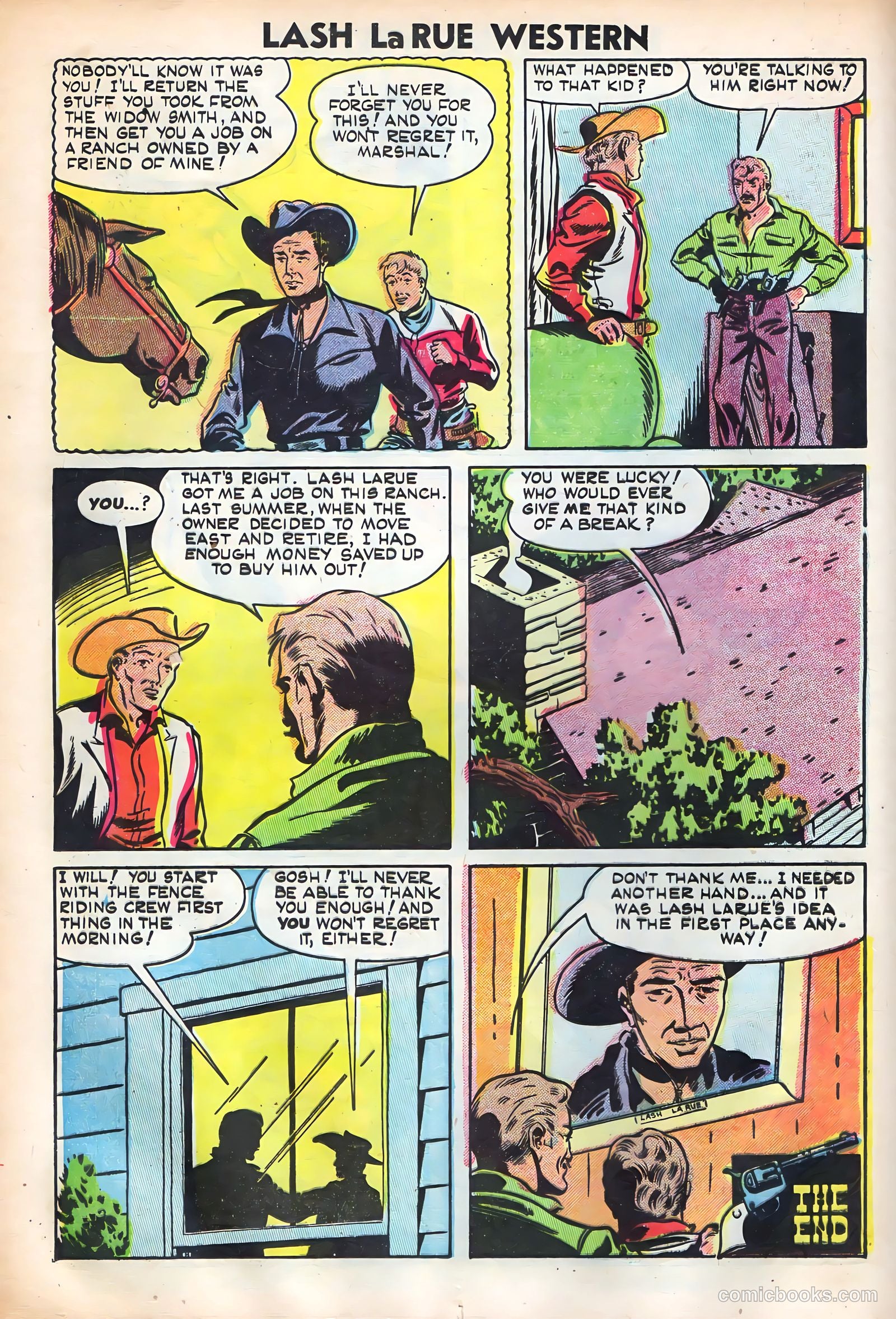 Lash Larue Western #52 — page 12 of 36