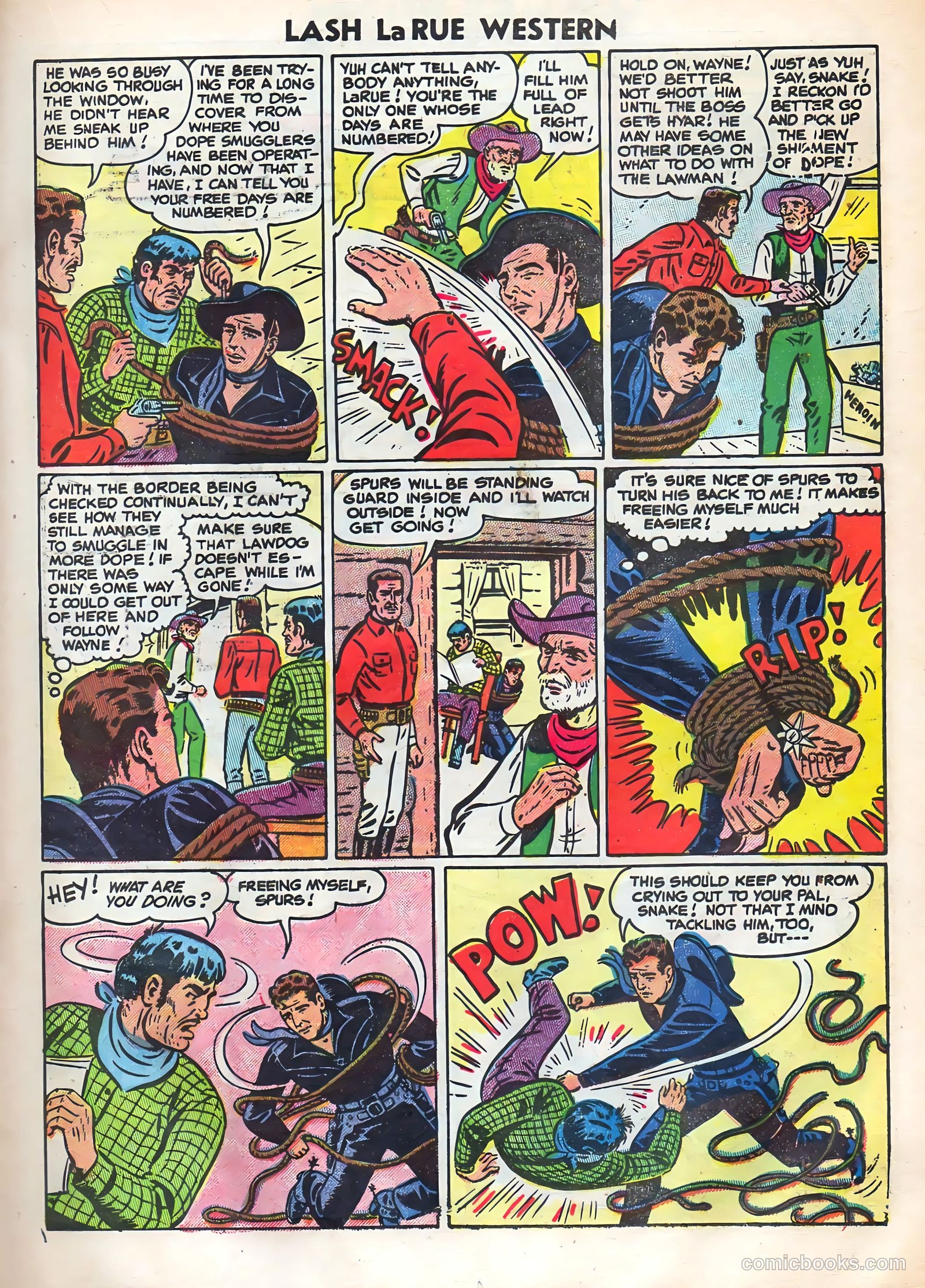 Lash Larue Western #52 — page 17 of 36