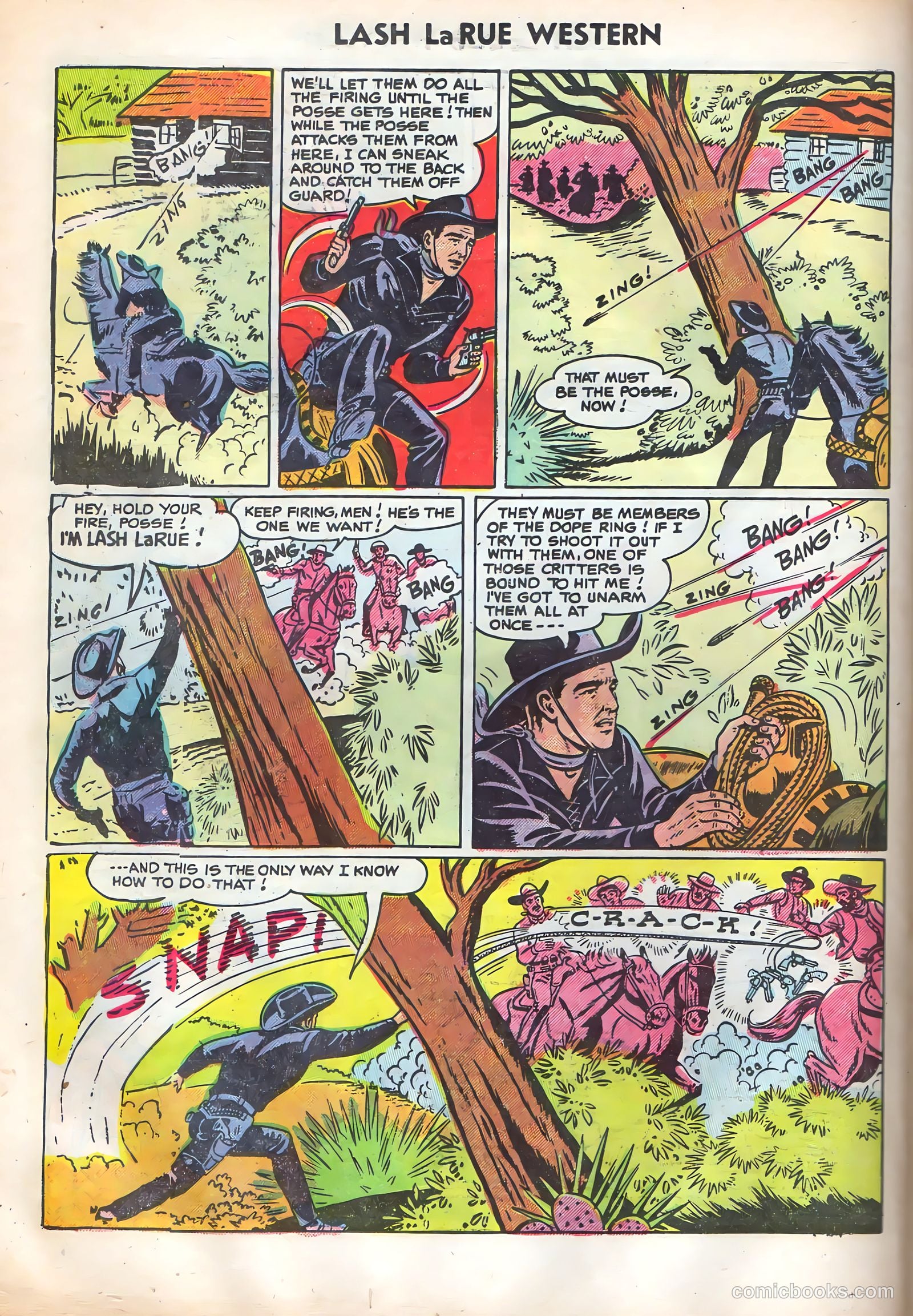 Lash Larue Western #52 — page 20 of 36