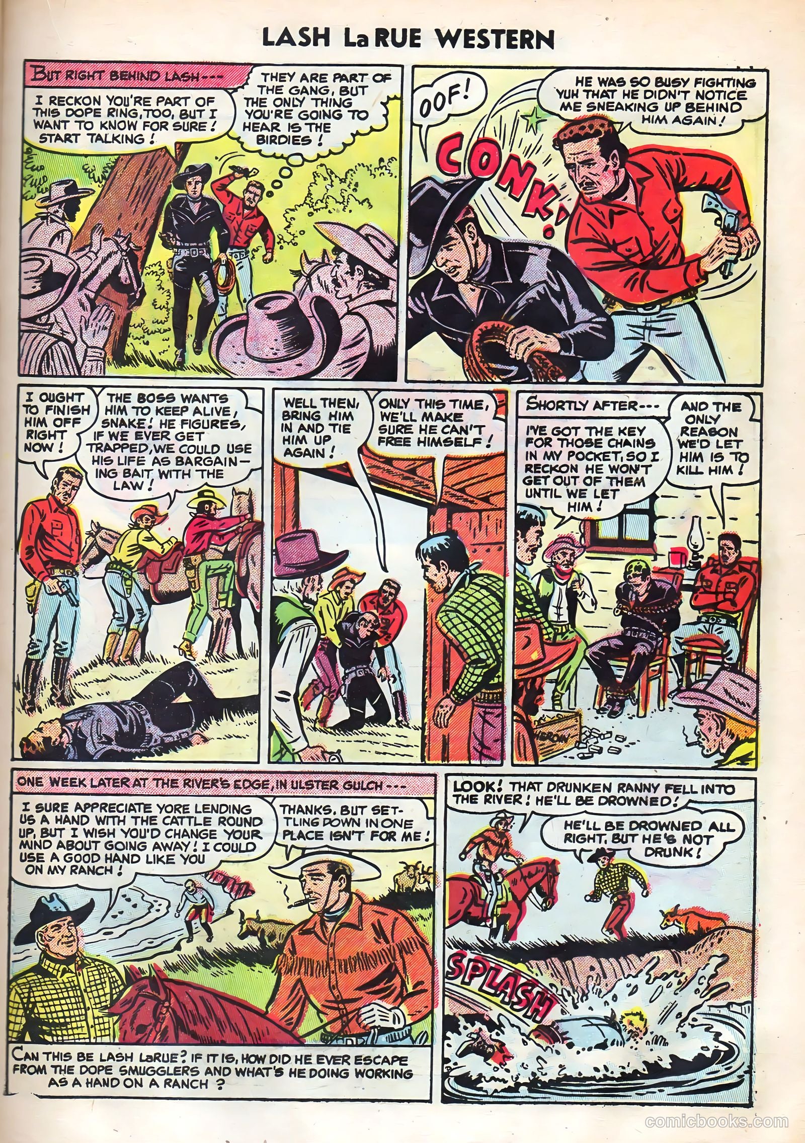 Lash Larue Western #52 — page 21 of 36