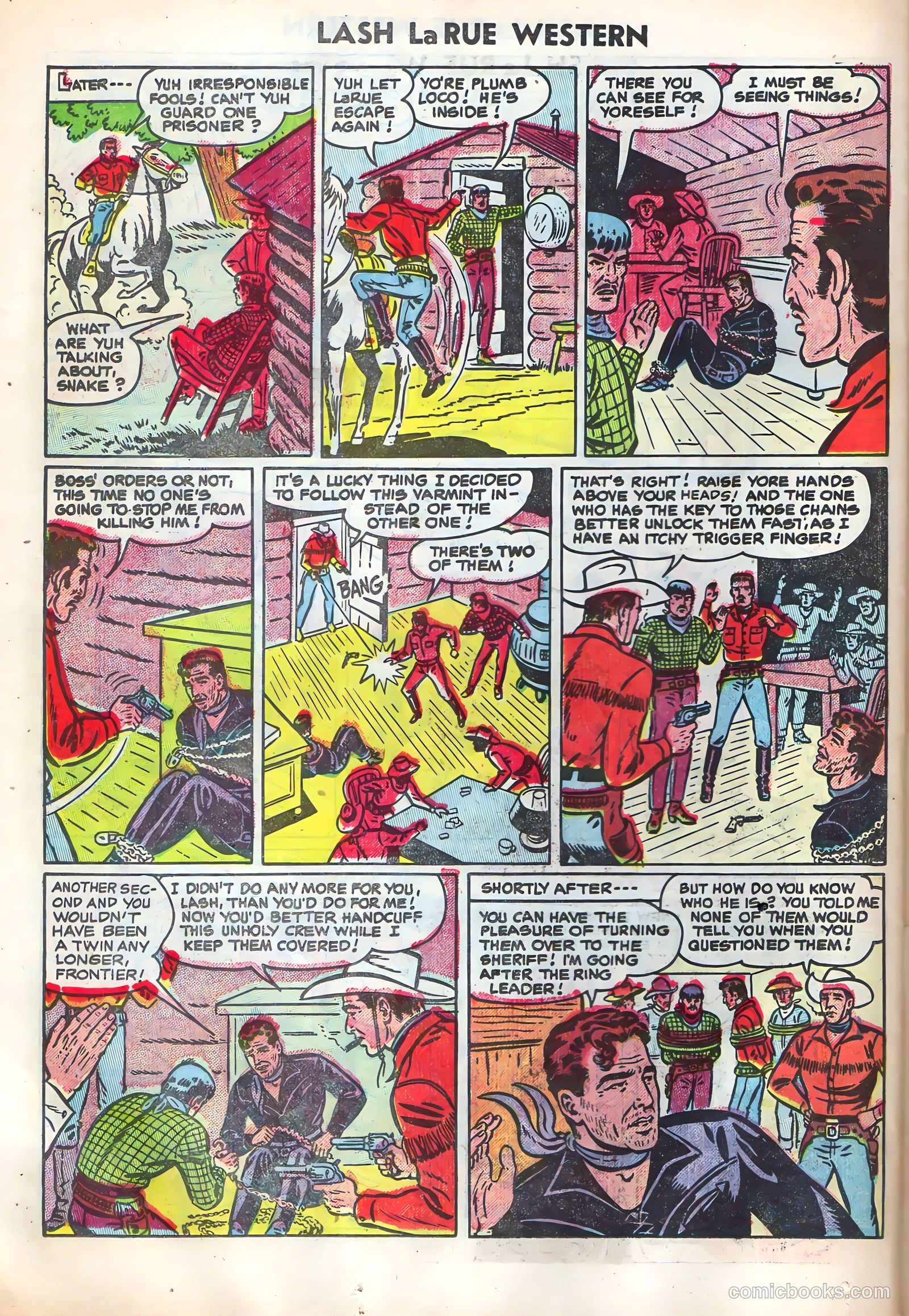 Lash Larue Western #52 — page 26 of 36