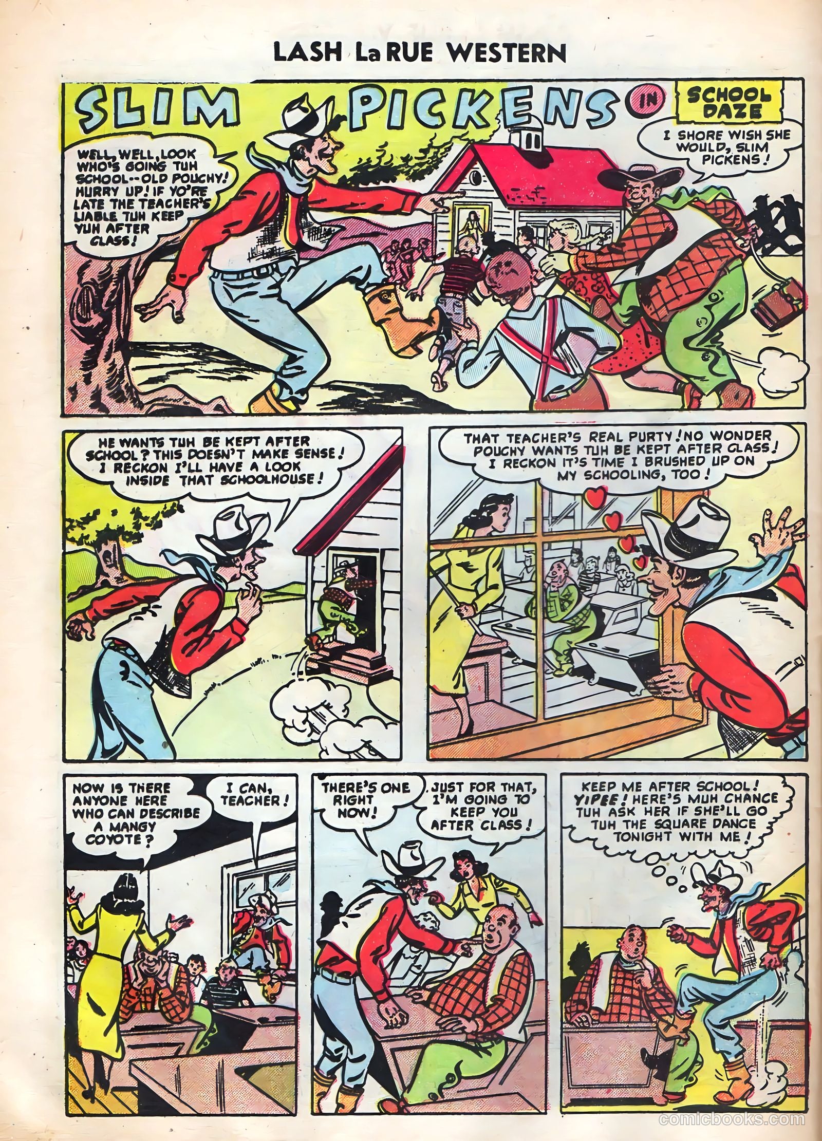 Lash Larue Western #52 — page 28 of 36