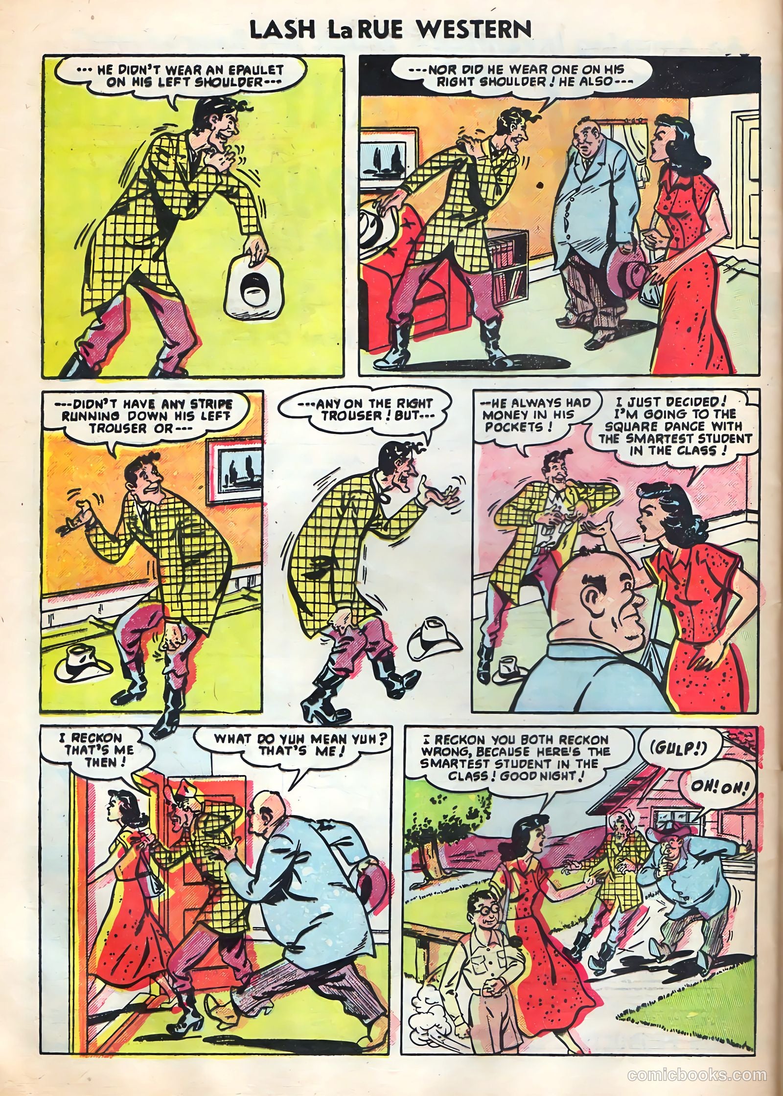 Lash Larue Western #52 — page 32 of 36
