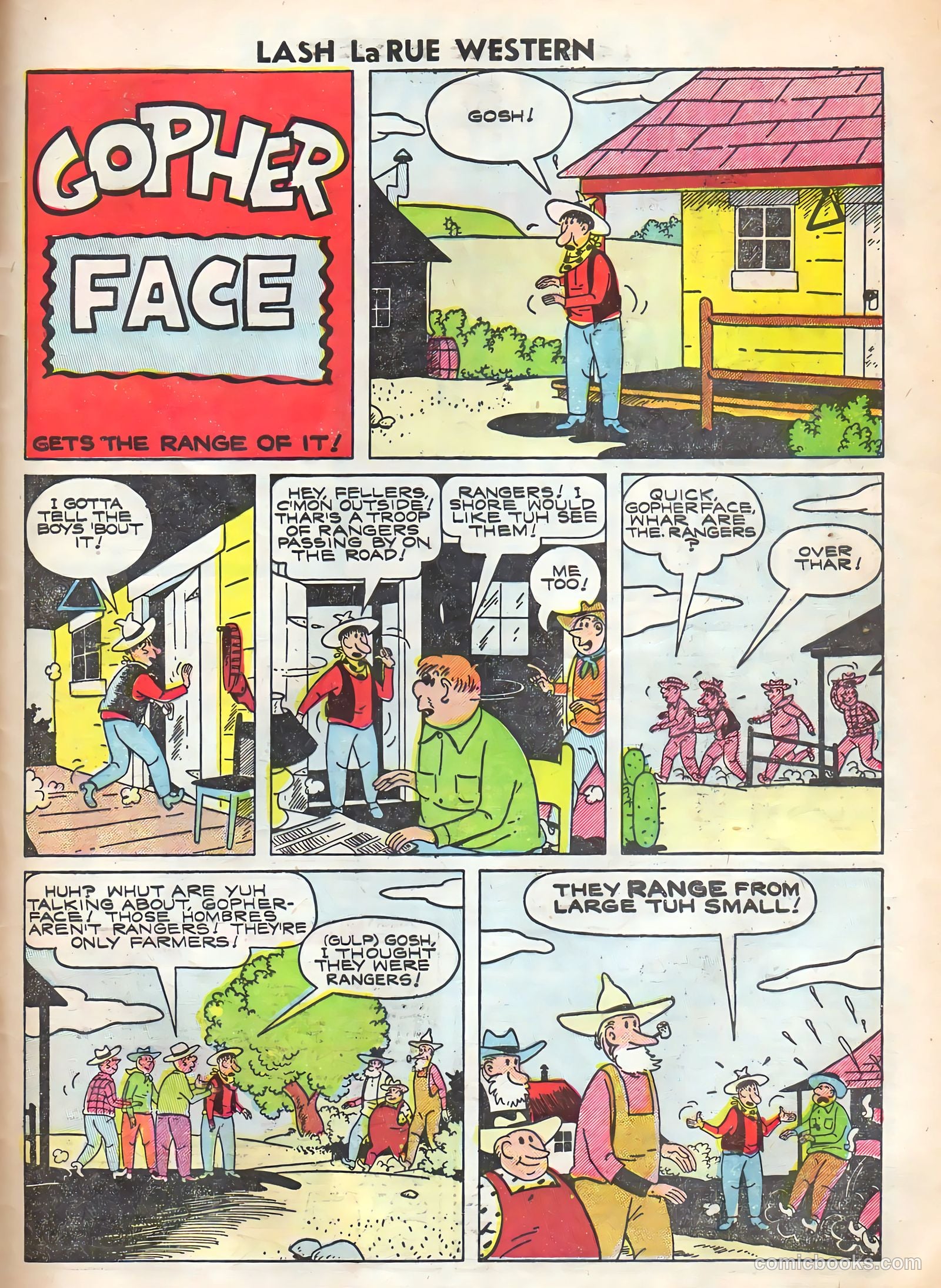 Lash Larue Western #52 — page 33 of 36