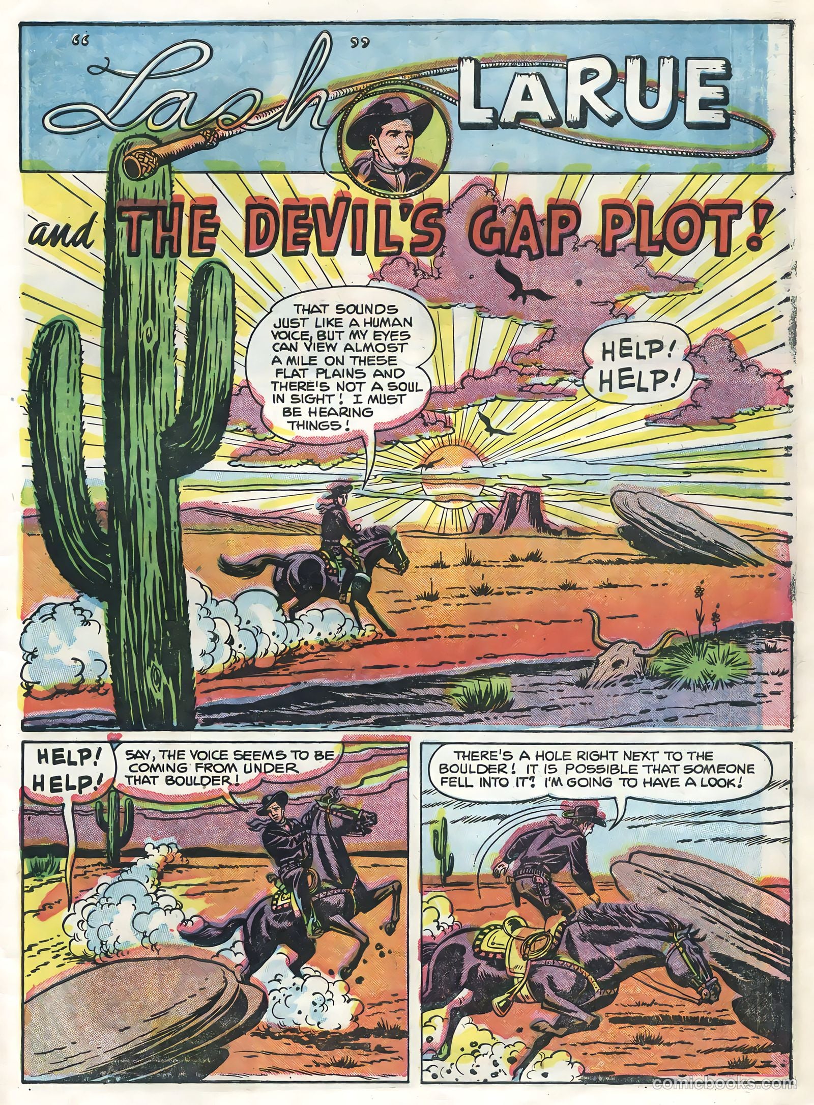 Lash LaRue Western #54 — page 27 of 36