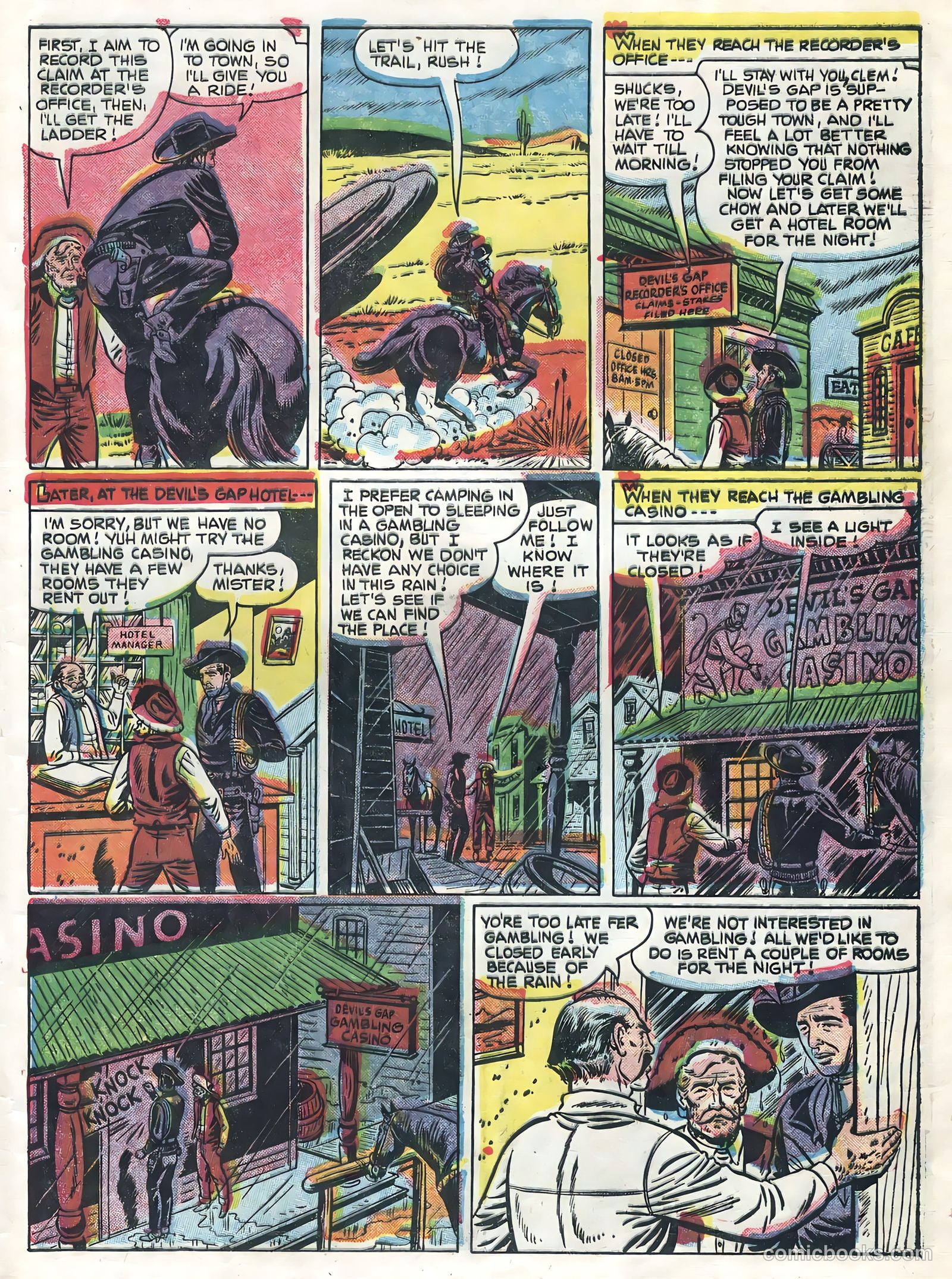 Lash LaRue Western #54 — page 29 of 36