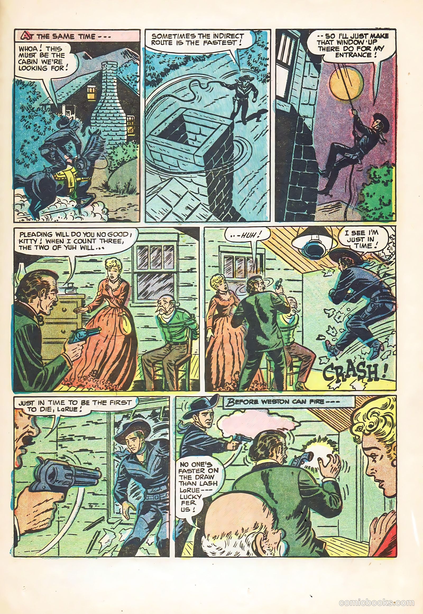 Lash Larue Western #55 — page 25 of 36
