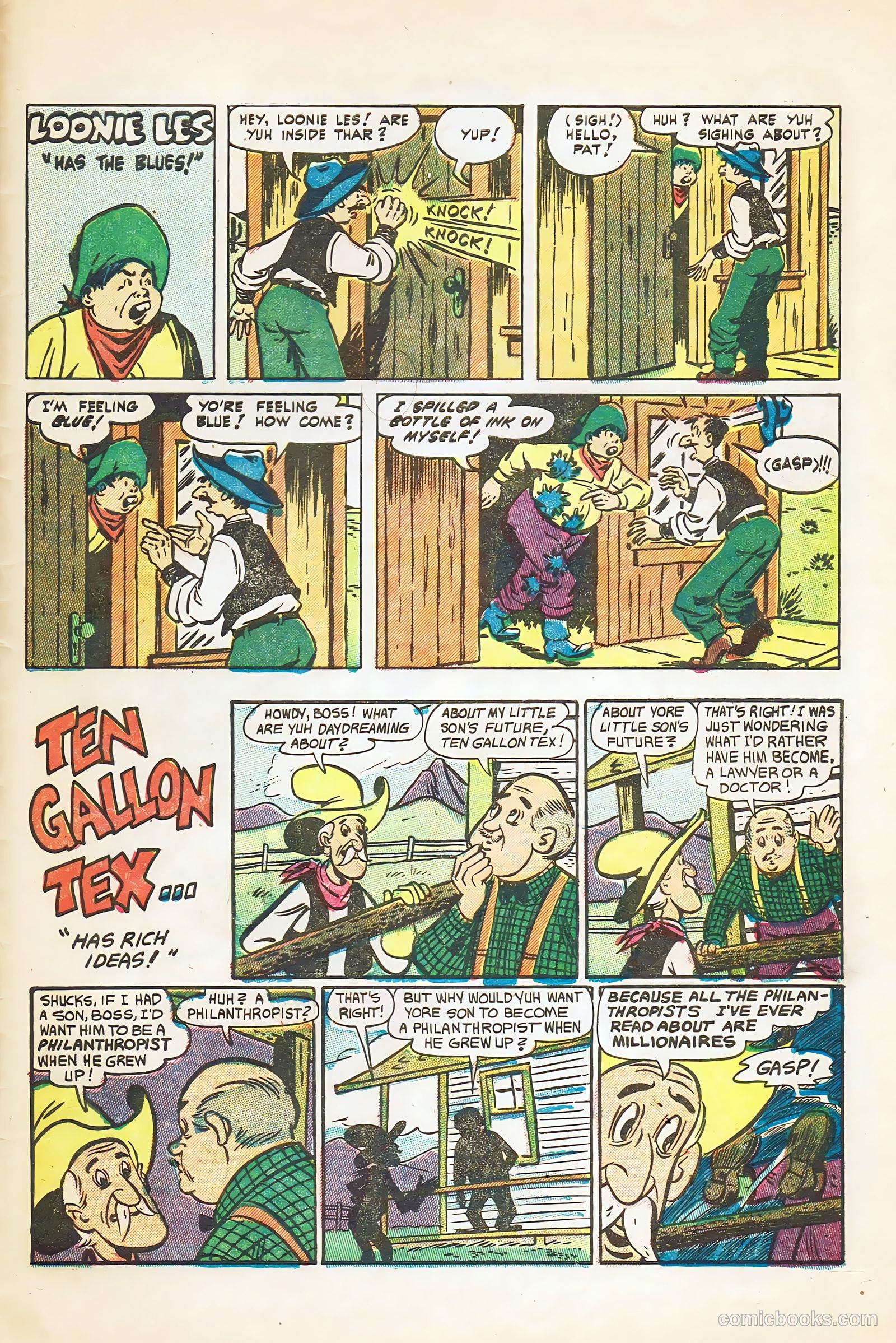 Lash Larue Western #55 — page 33 of 36