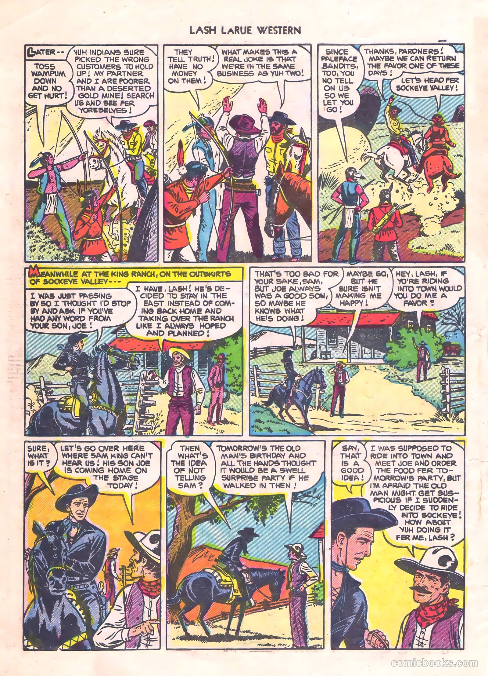 Lash Larue Western #56 — page 4 of 36