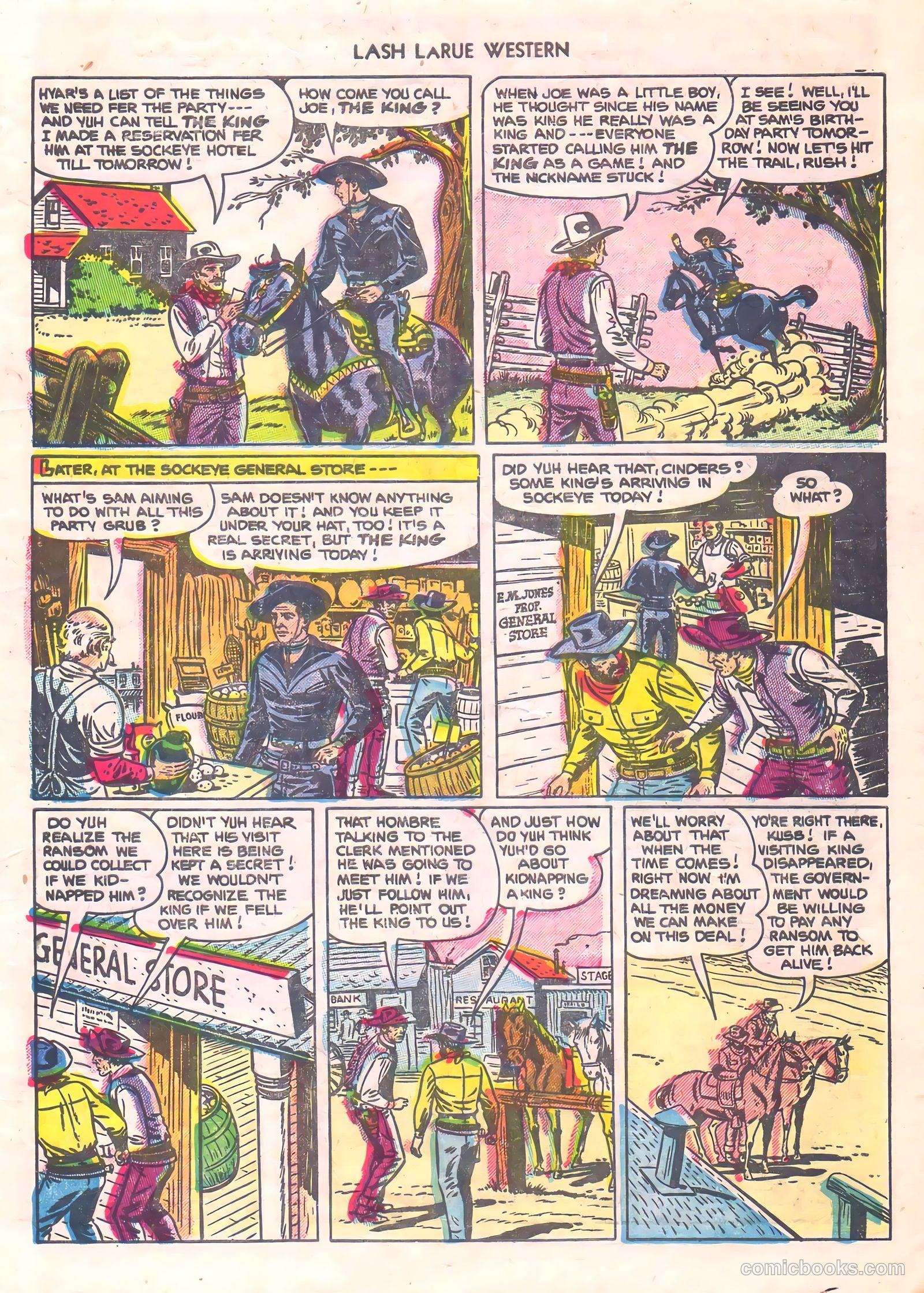 Lash Larue Western #56 — page 5 of 36