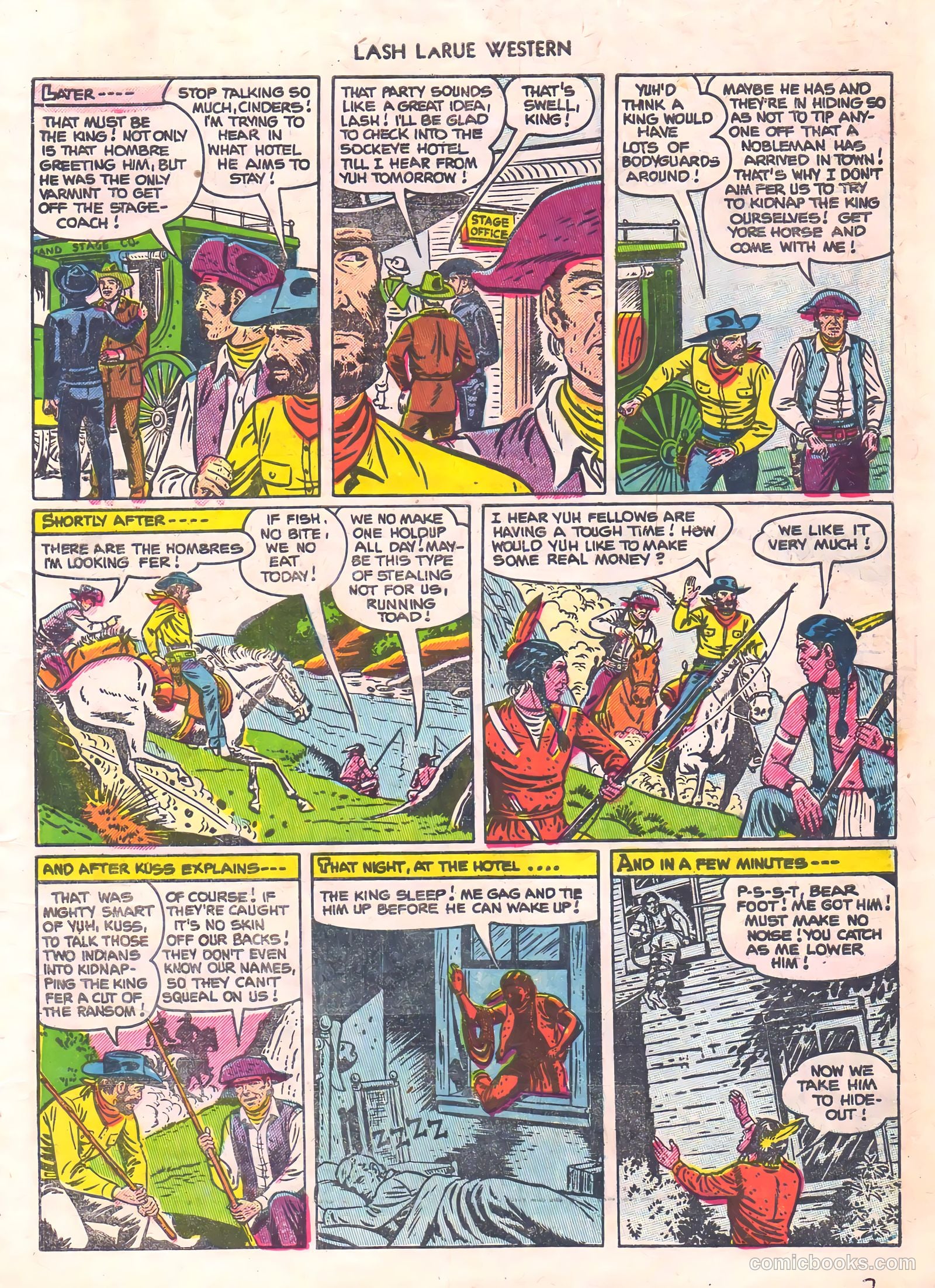 Lash Larue Western #56 — page 7 of 36