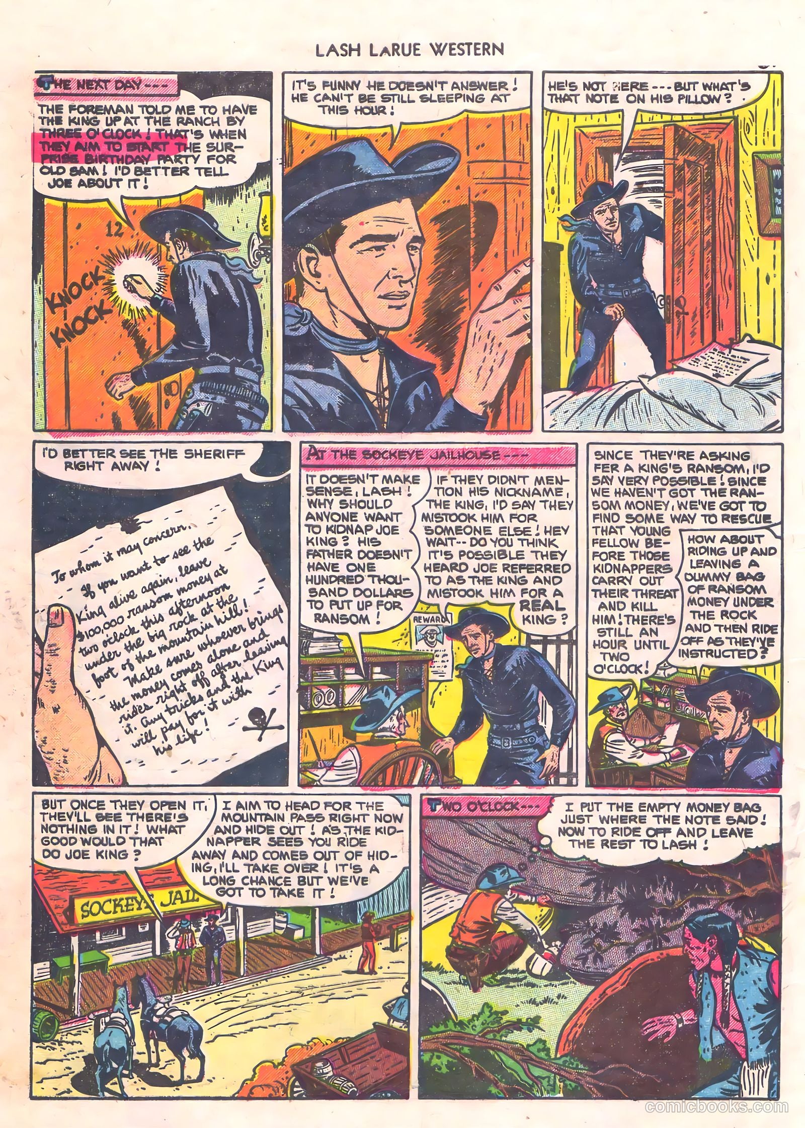 Lash Larue Western #56 — page 8 of 36
