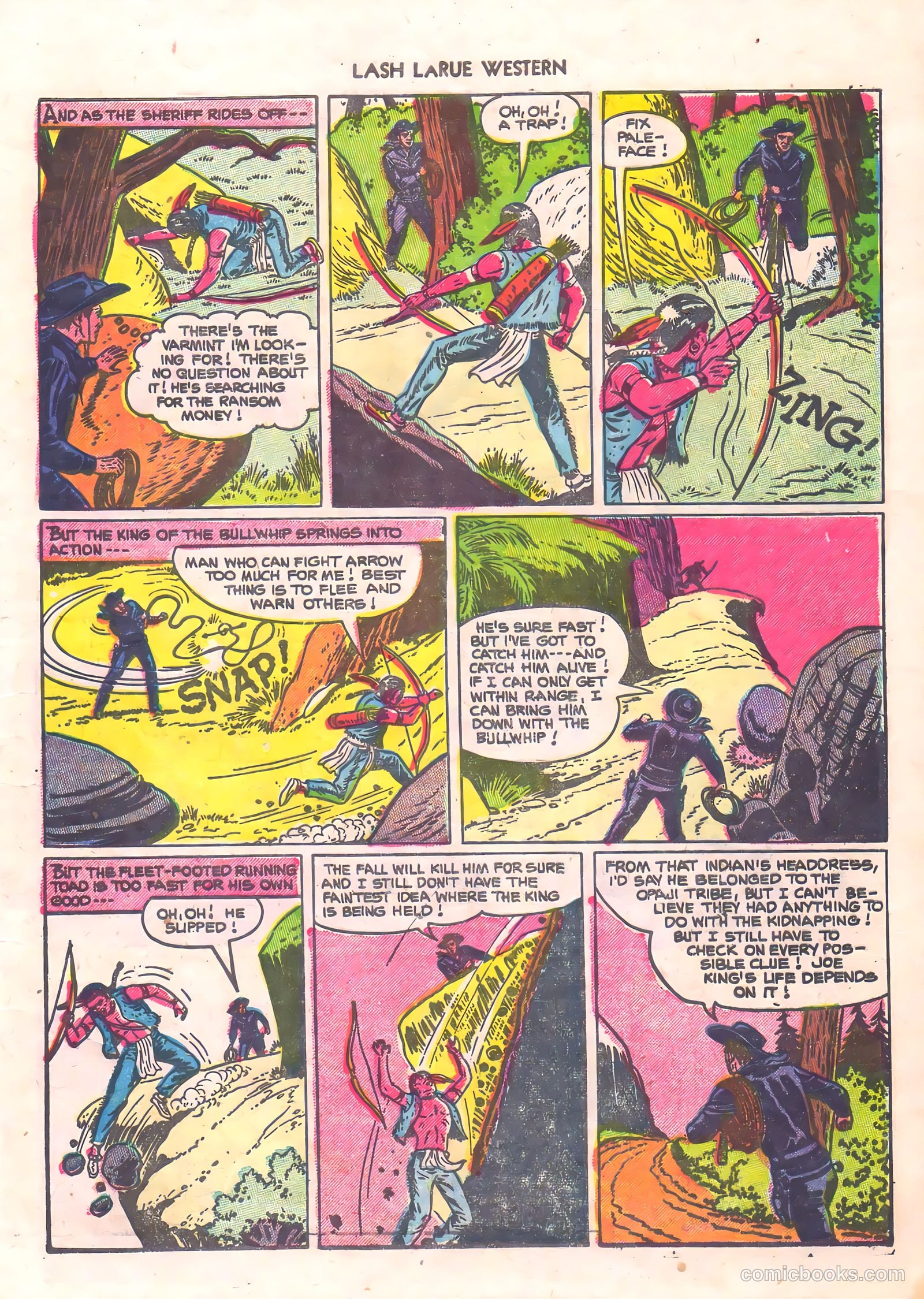 Lash Larue Western #56 — page 9 of 36