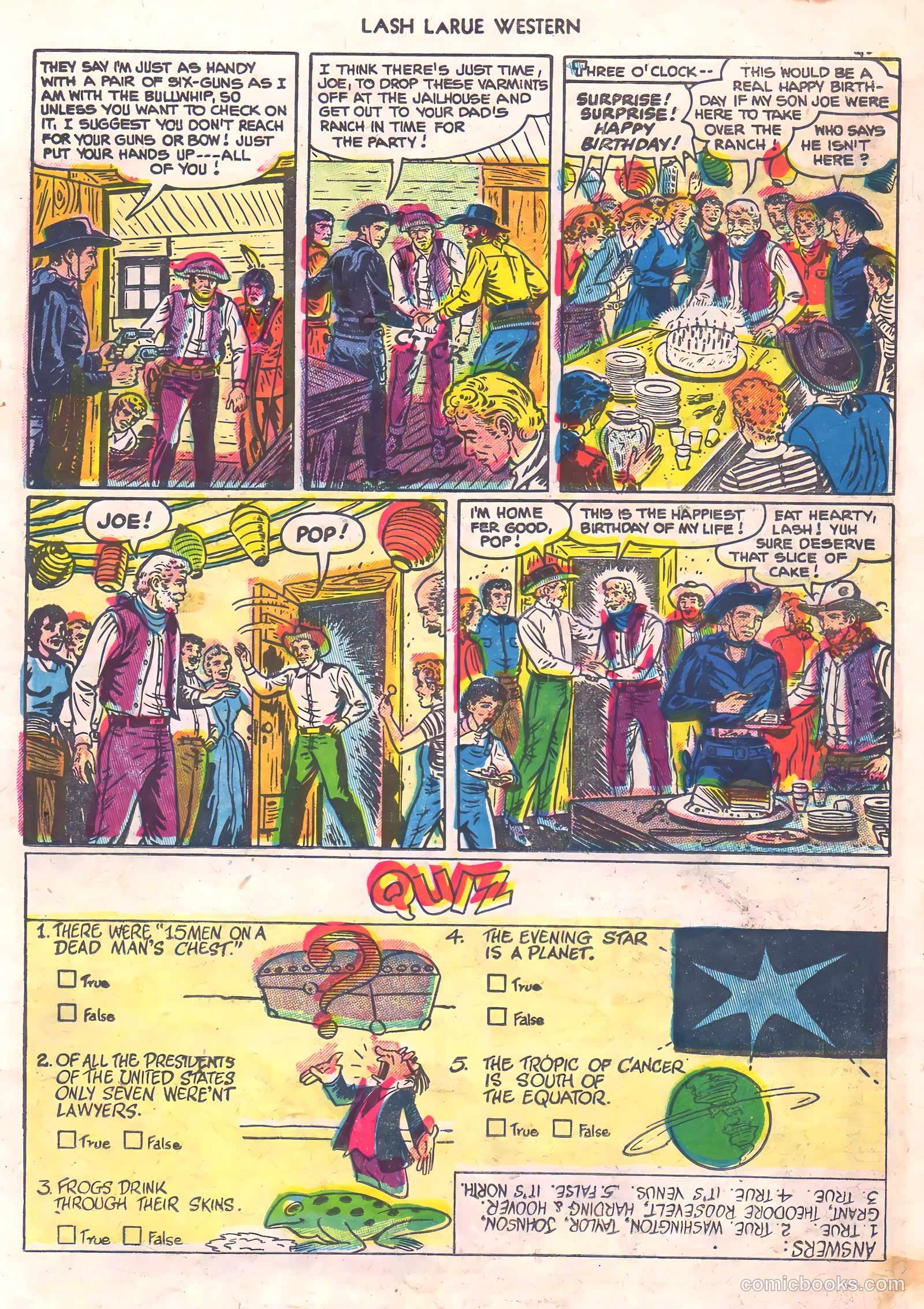 Lash Larue Western #56 — page 11 of 36