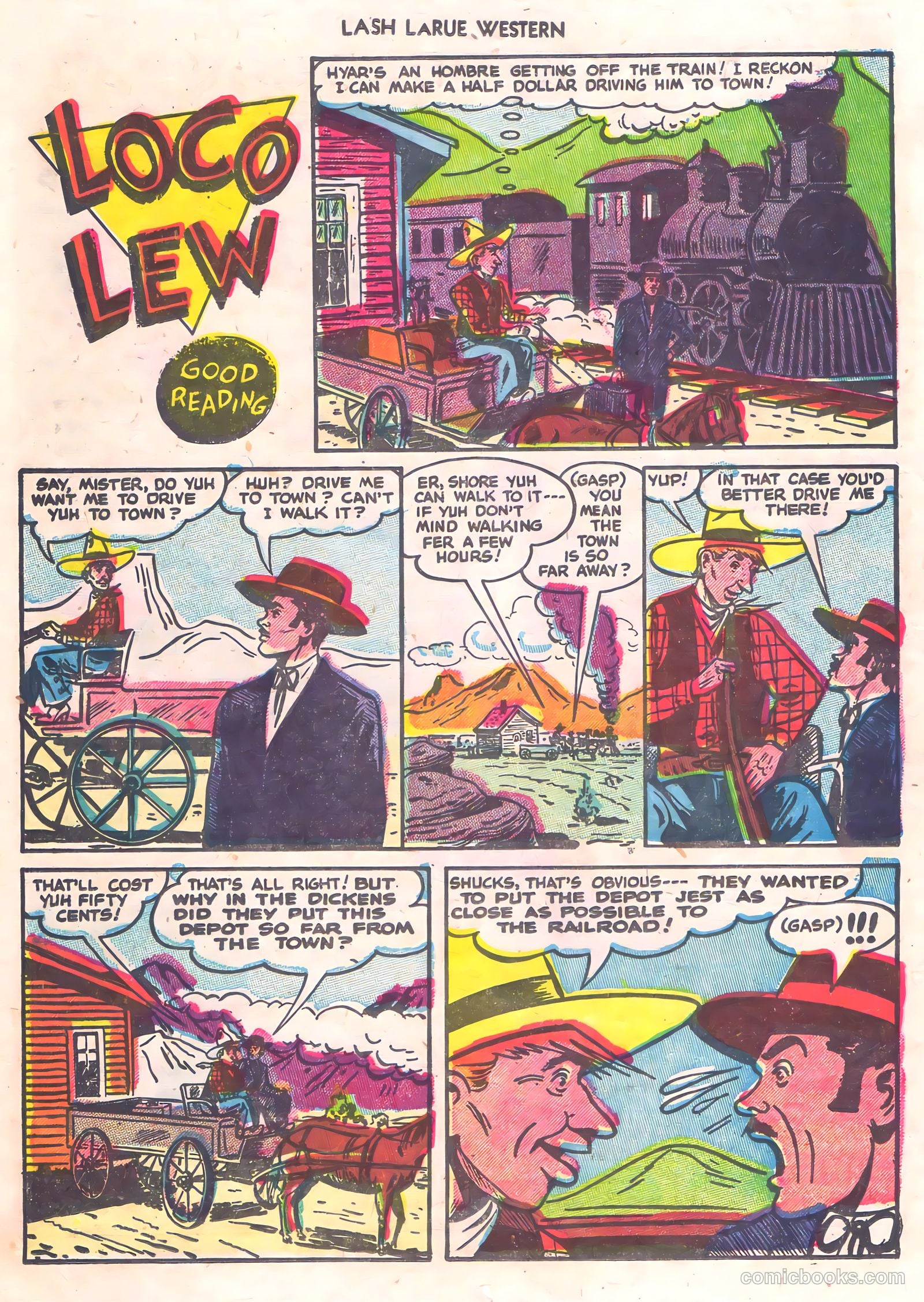 Lash Larue Western #56 — page 12 of 36