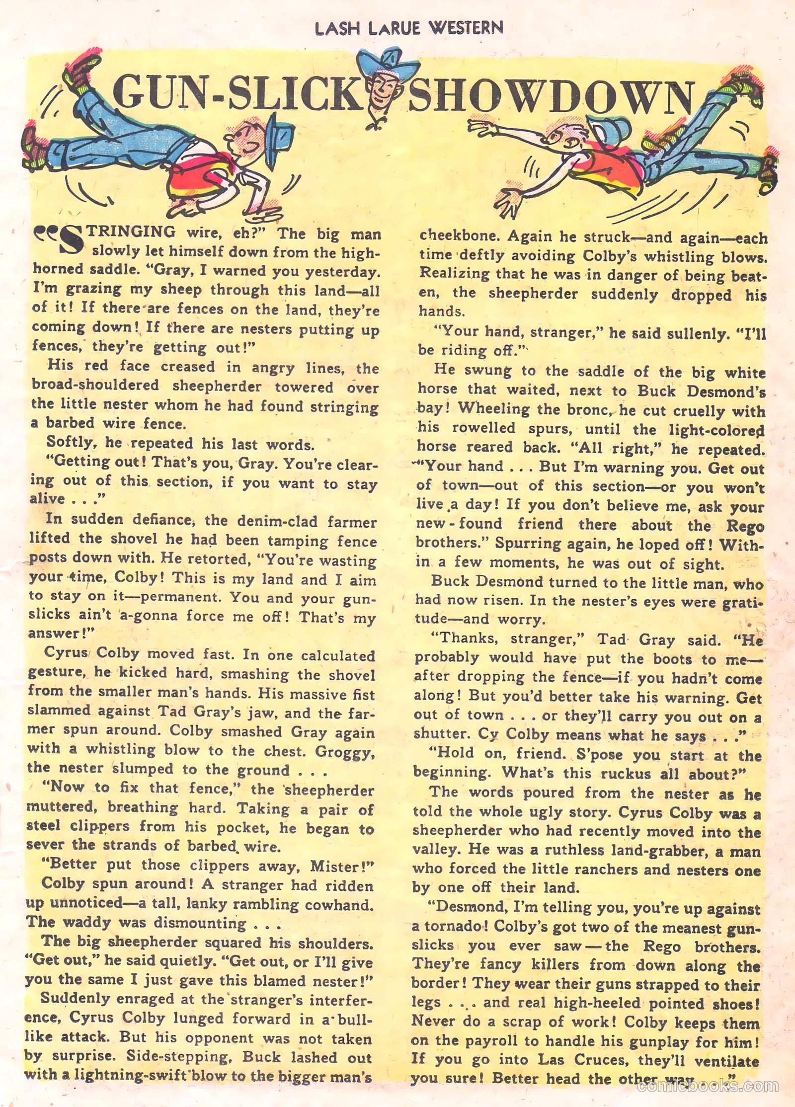 Lash Larue Western #56 — page 13 of 36