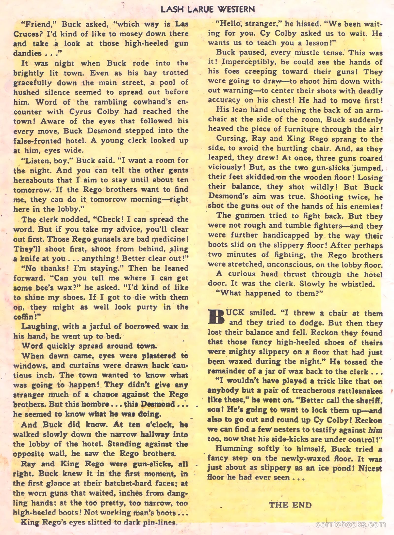 Lash Larue Western #56 — page 14 of 36