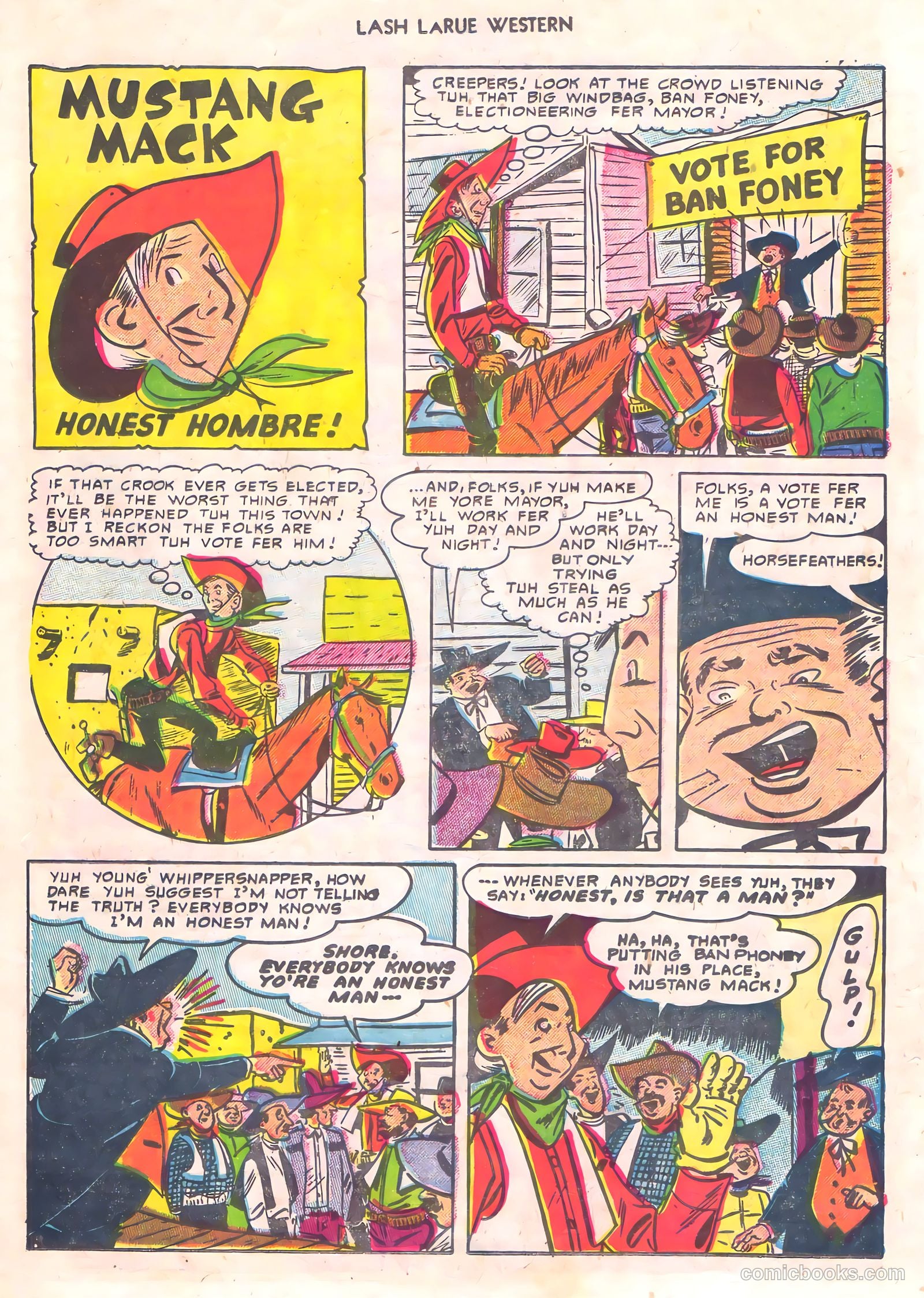 Lash Larue Western #56 — page 16 of 36