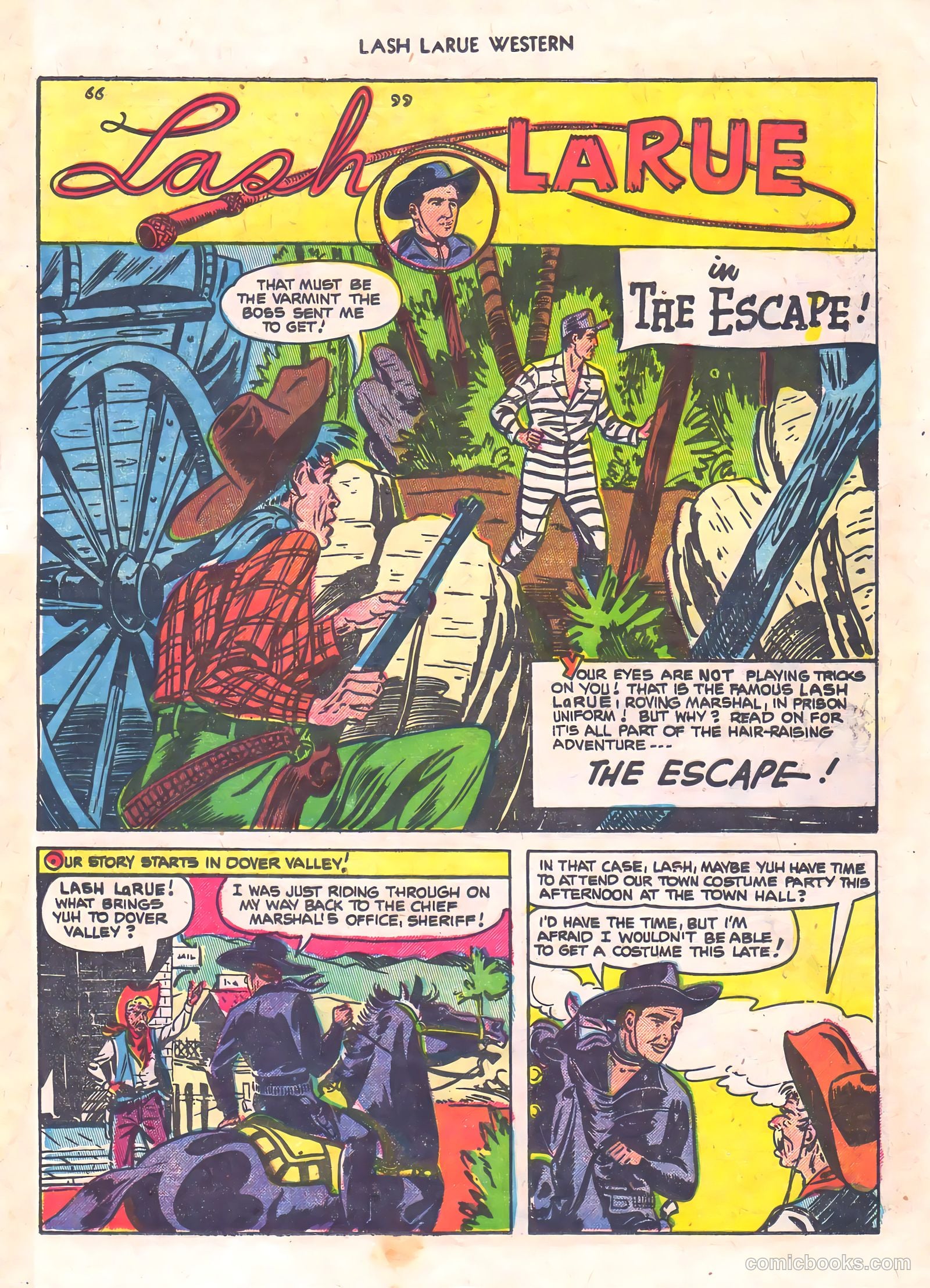 Lash Larue Western #56 — page 17 of 36
