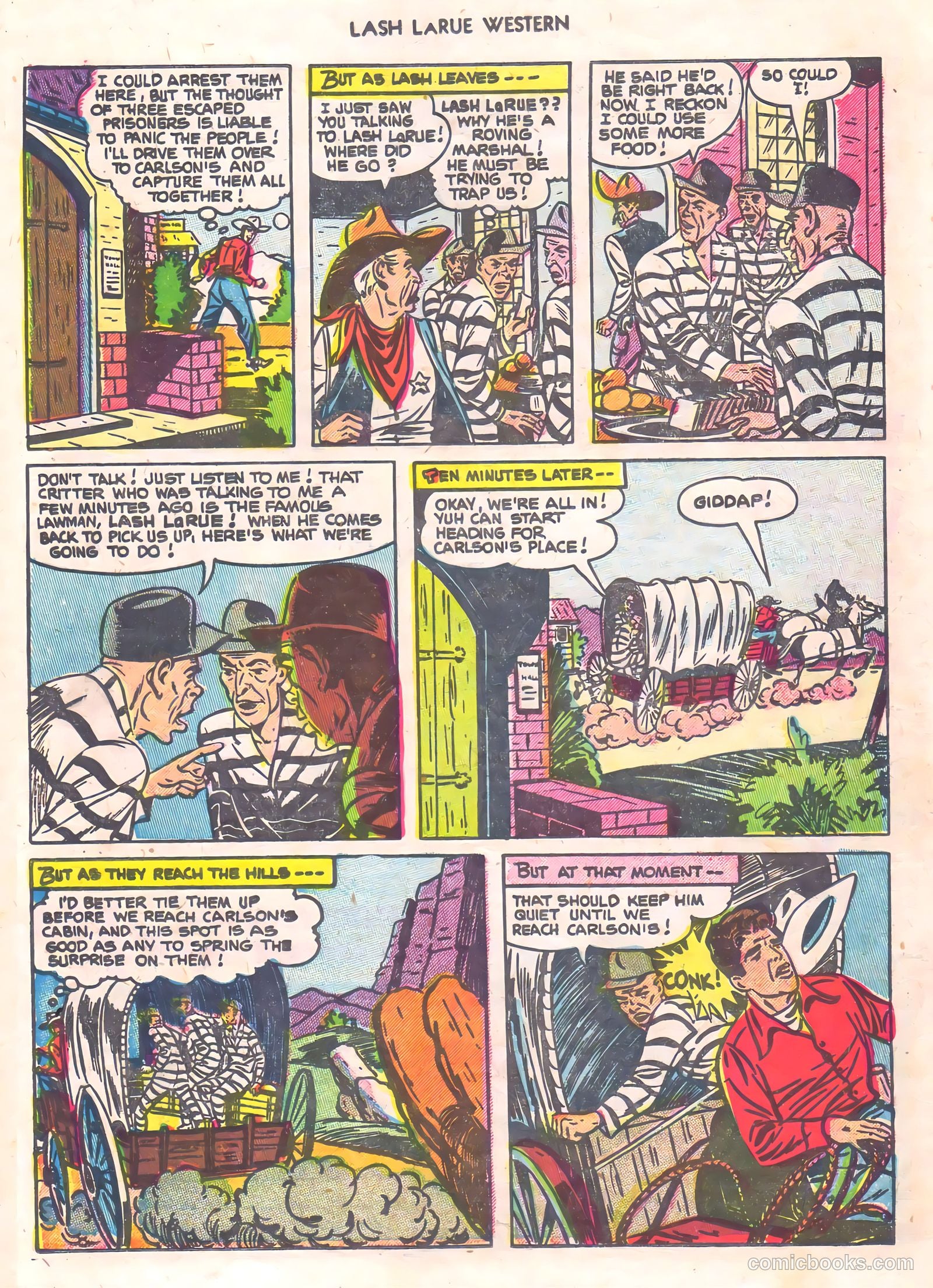 Lash Larue Western #56 — page 21 of 36