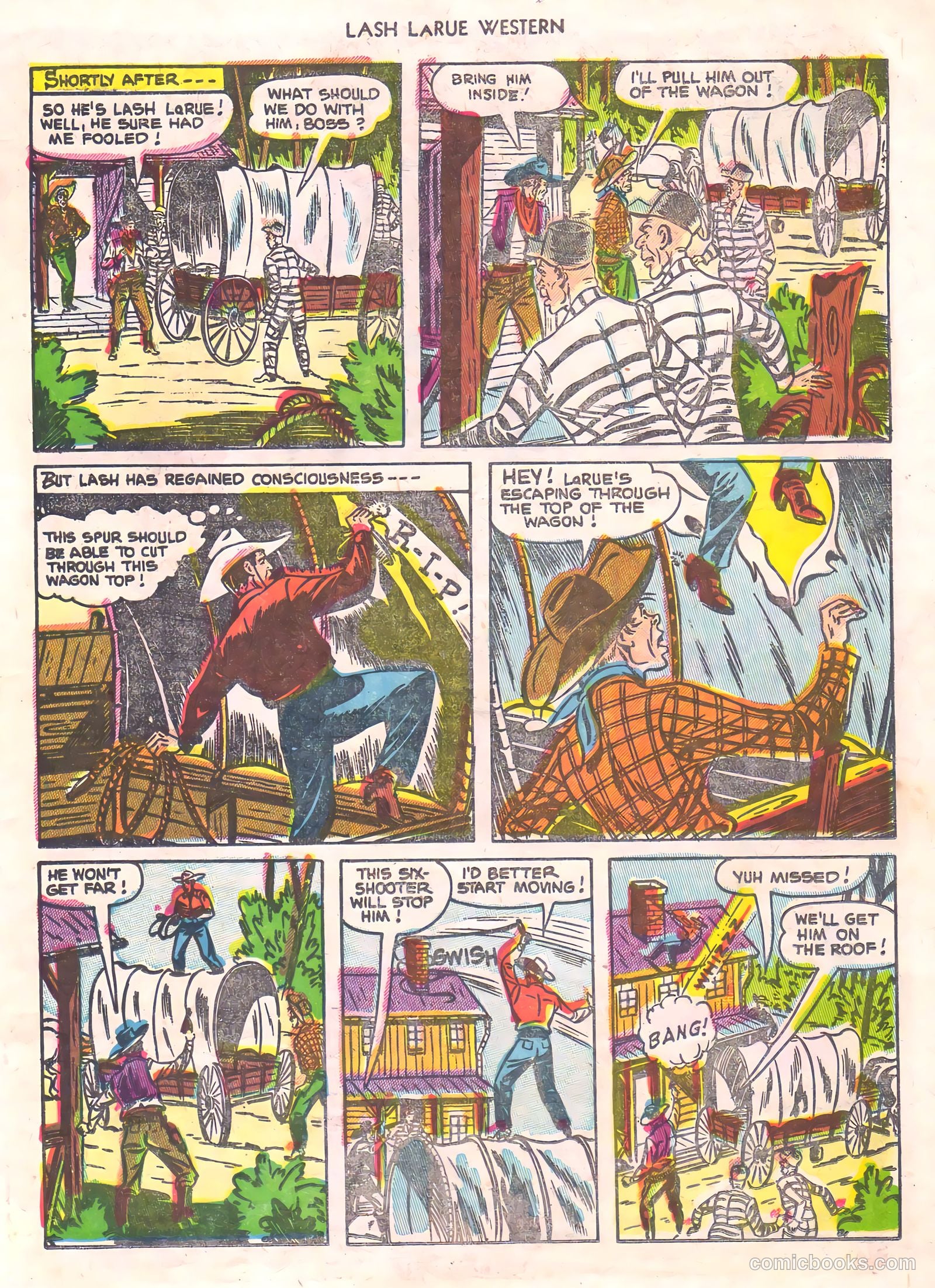 Lash Larue Western #56 — page 23 of 36