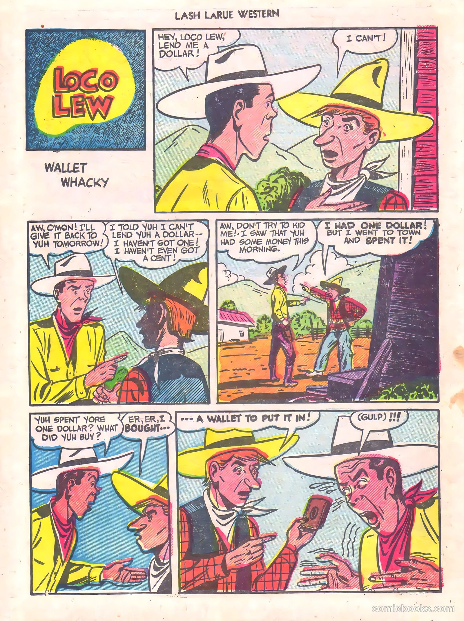 Lash Larue Western #56 — page 25 of 36