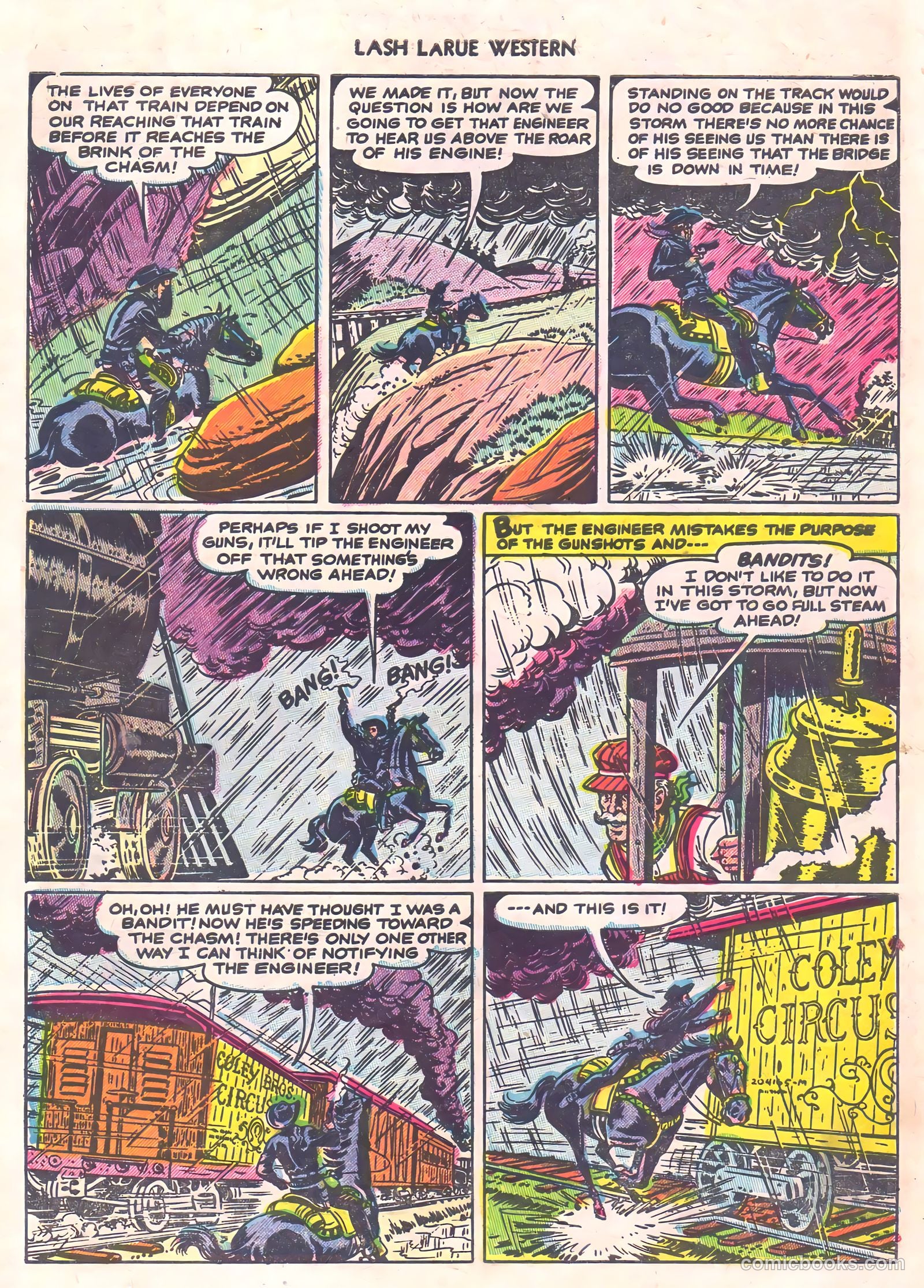 Lash Larue Western #56 — page 27 of 36