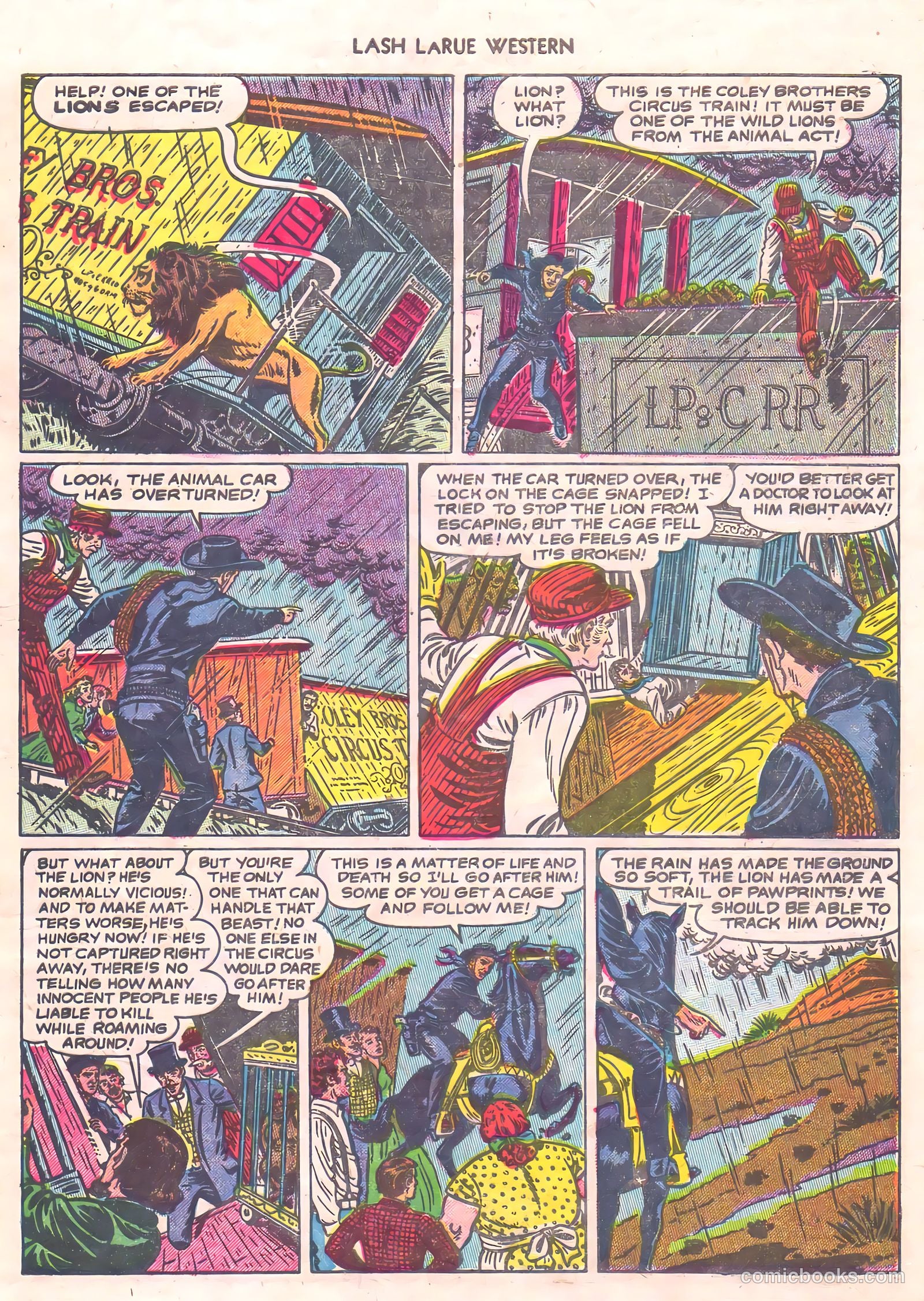 Lash Larue Western #56 — page 29 of 36