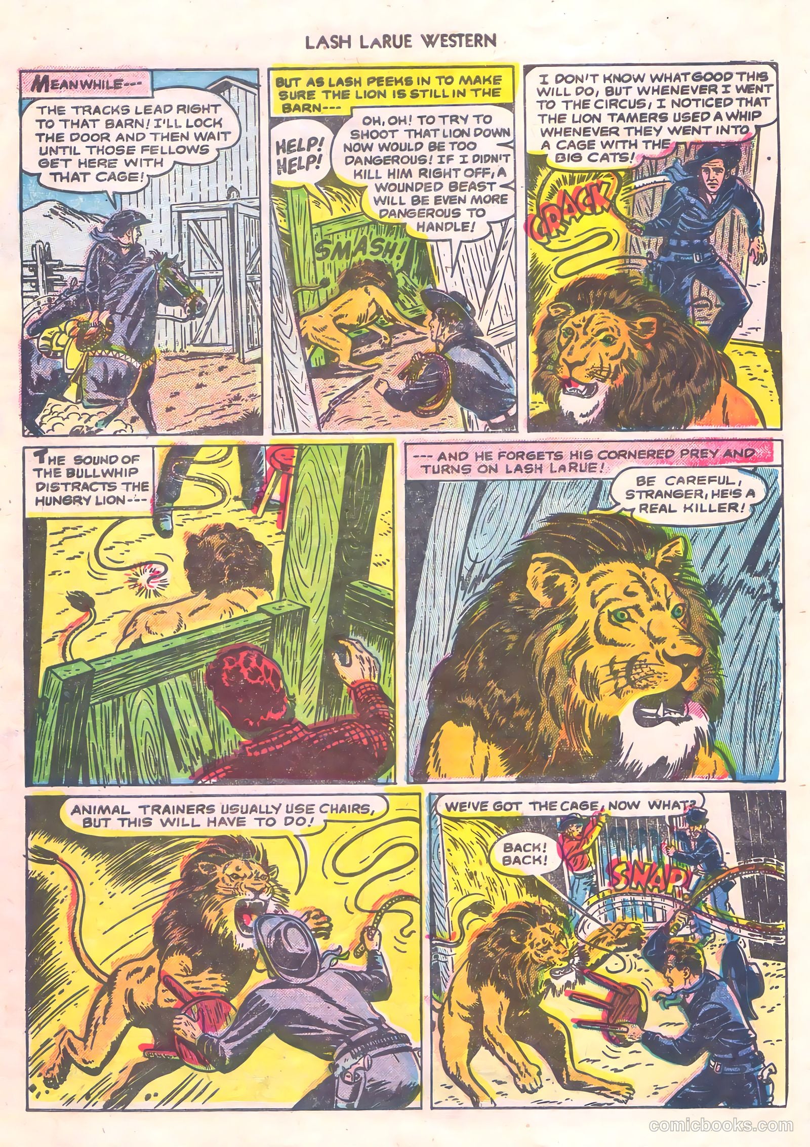 Lash Larue Western #56 — page 32 of 36