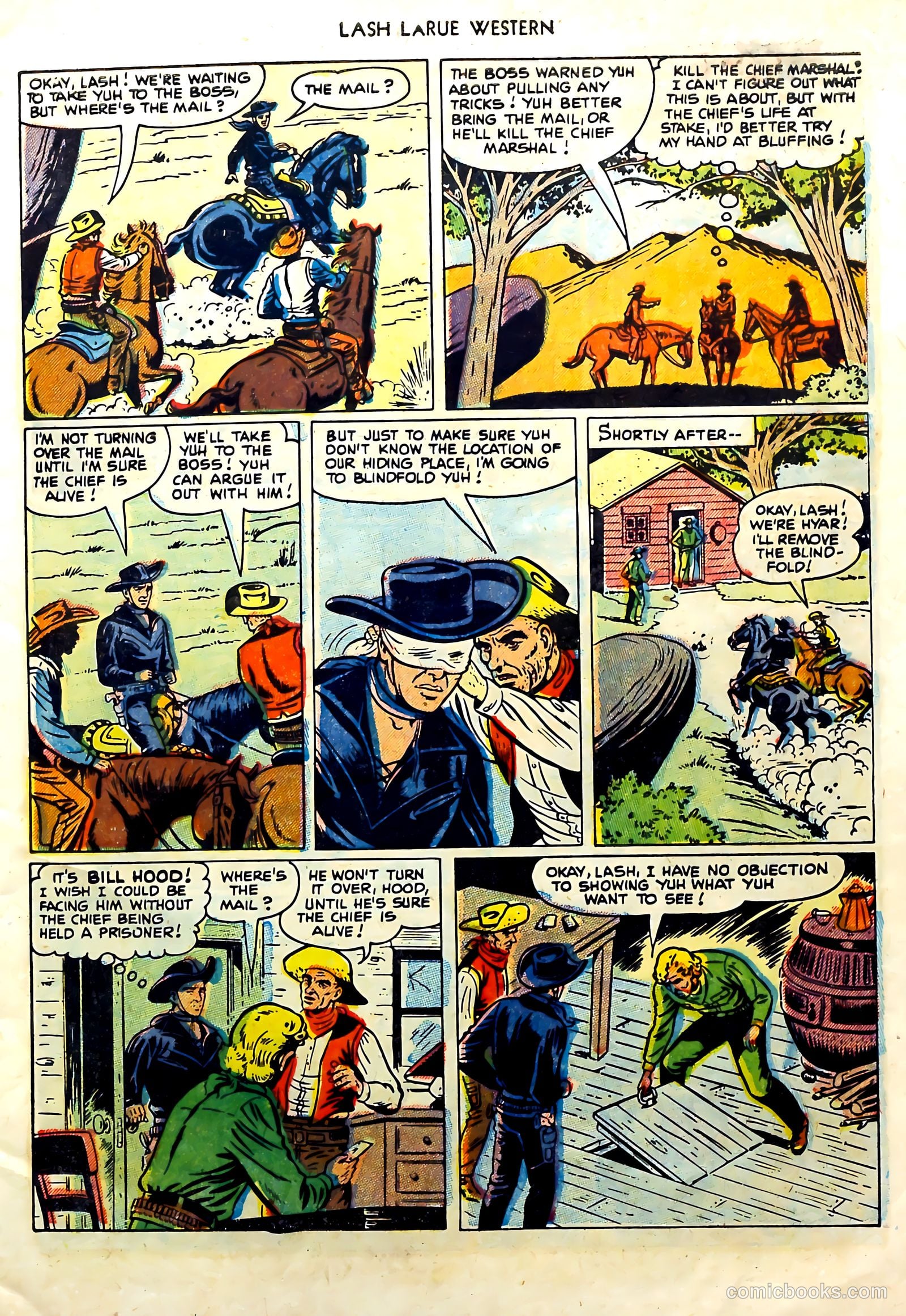 Lash Larue Western #57 — page 7 of 36