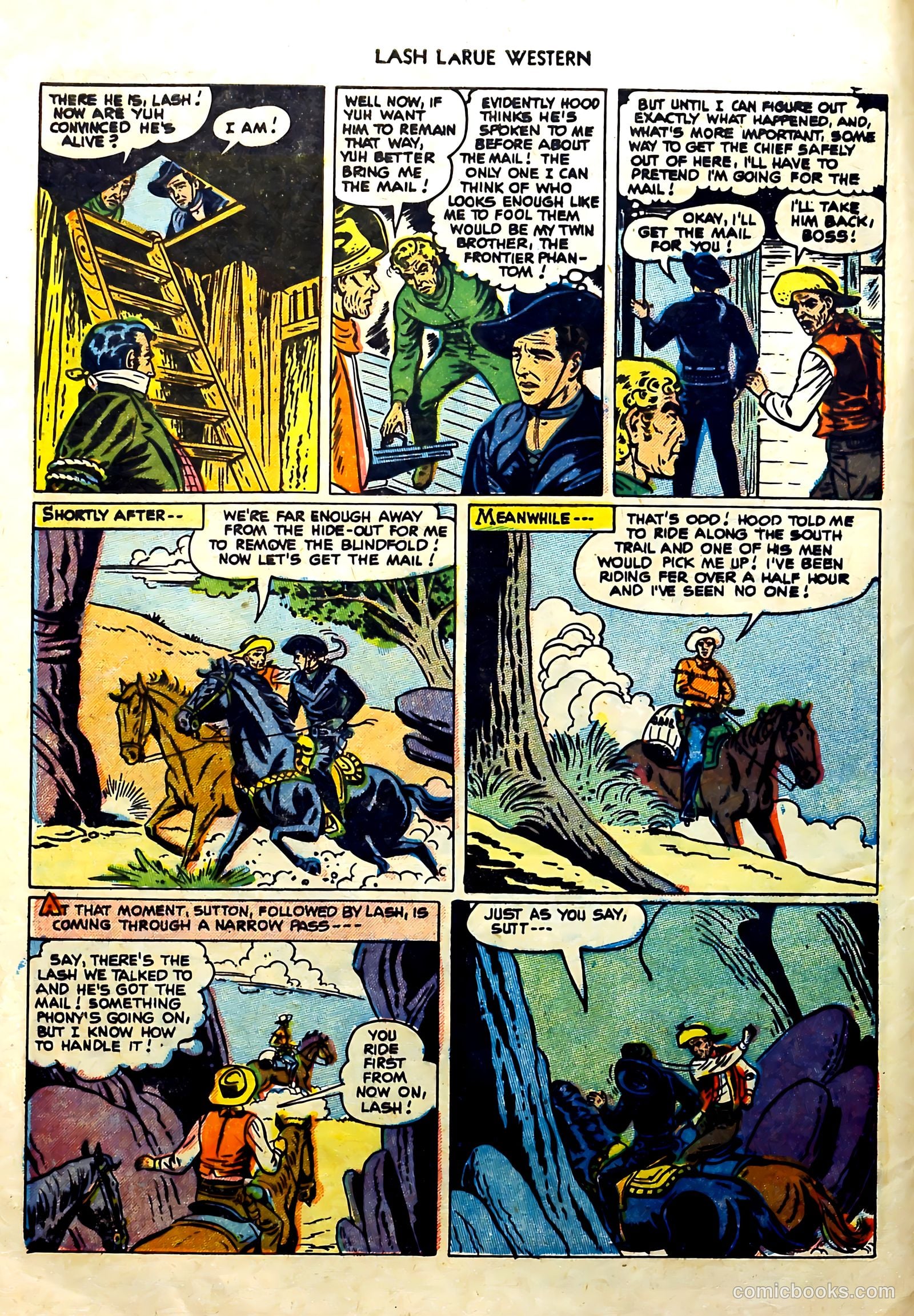 Lash Larue Western #57 — page 8 of 36