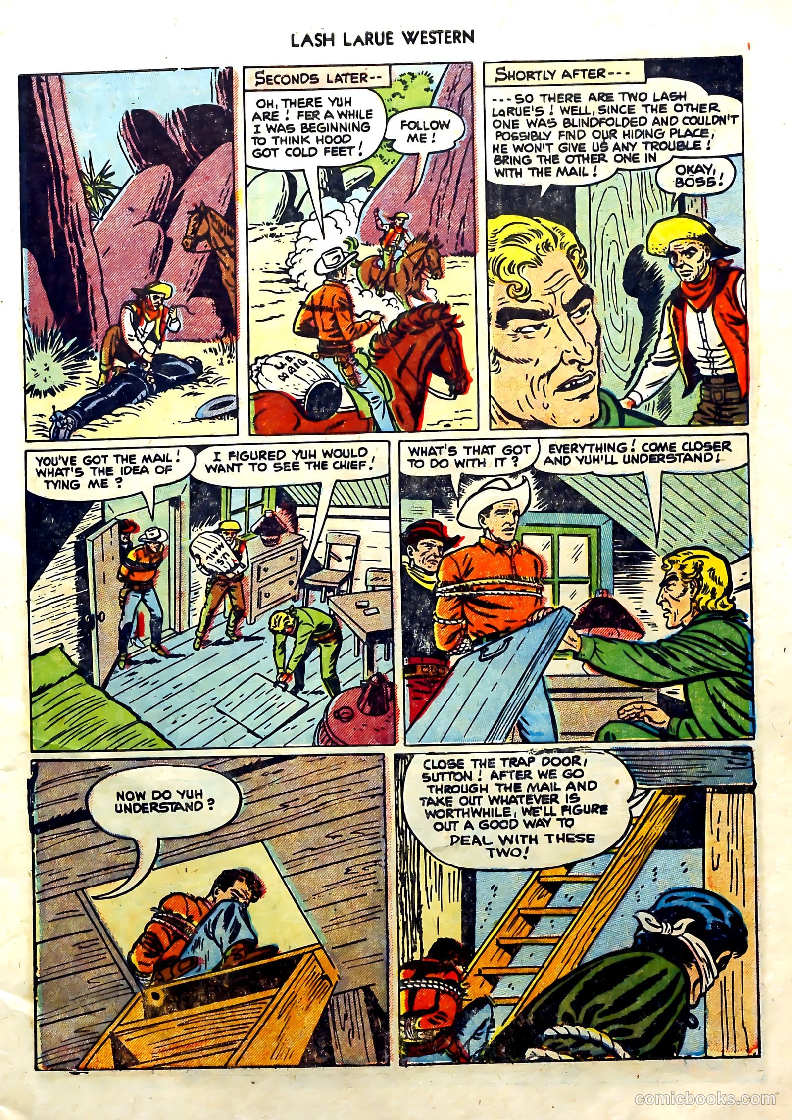 Lash Larue Western #57 — page 9 of 36