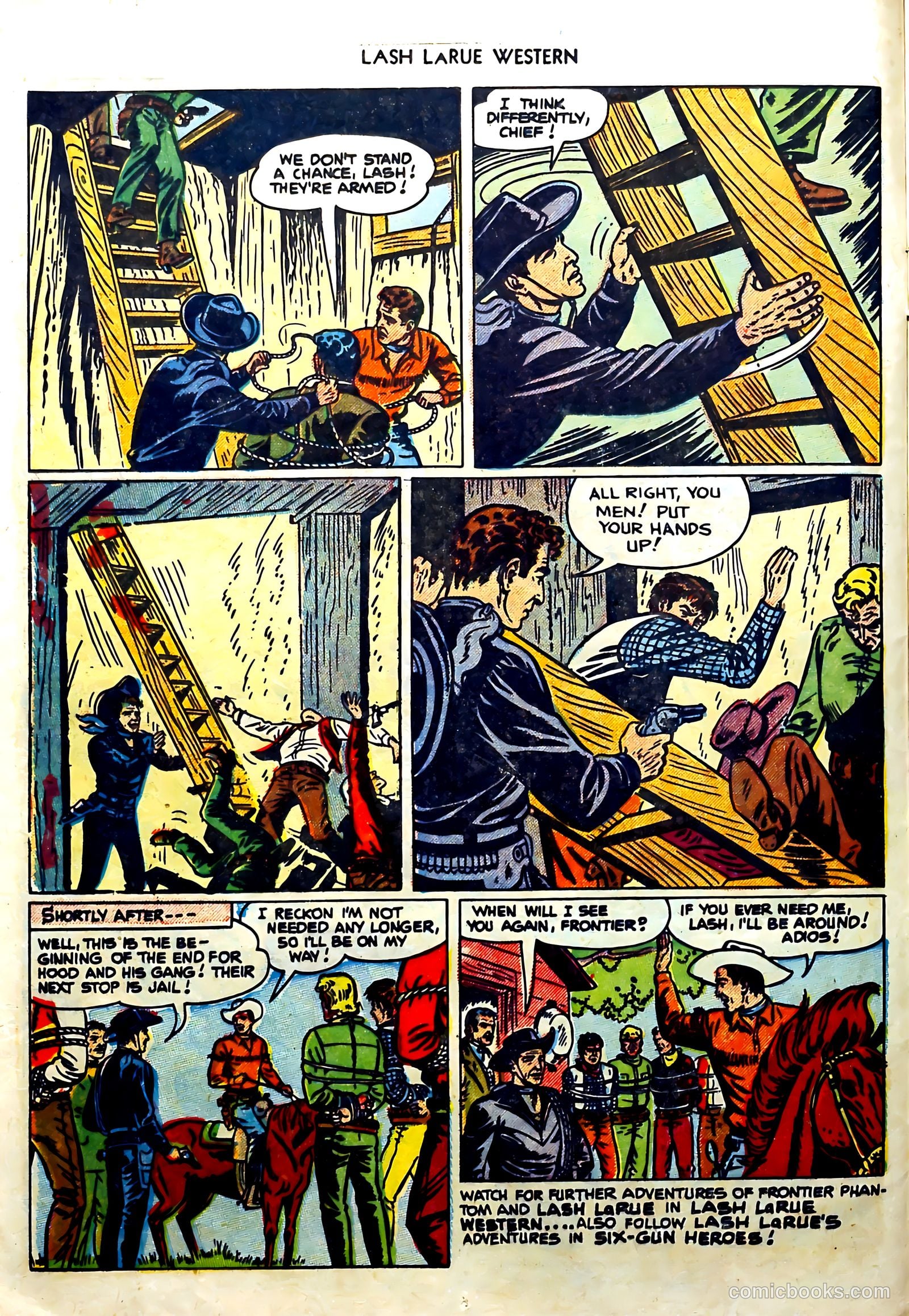 Lash Larue Western #57 — page 12 of 36