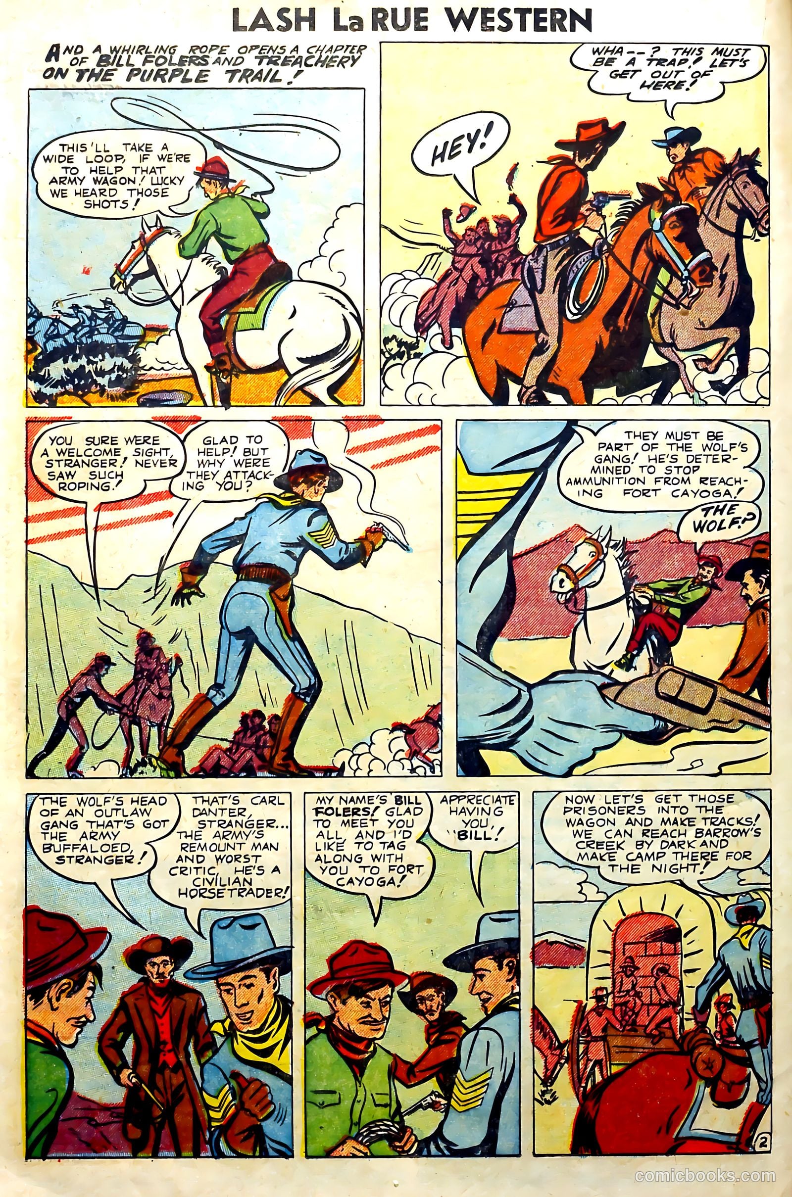 Lash Larue Western #57 — page 16 of 36