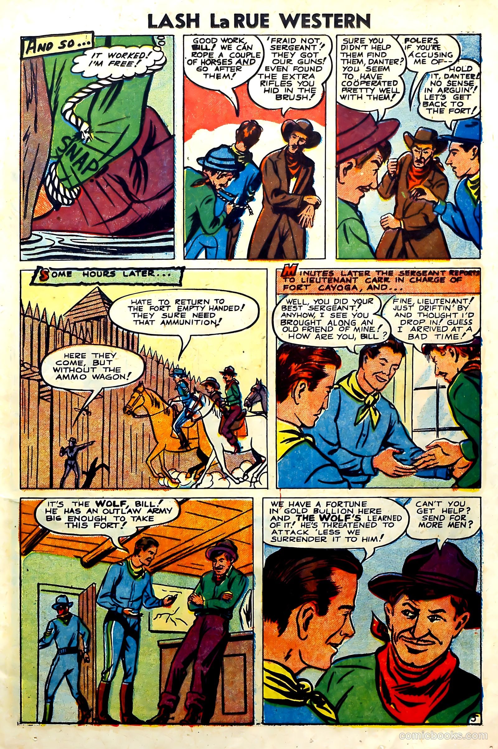 Lash Larue Western #57 — page 19 of 36