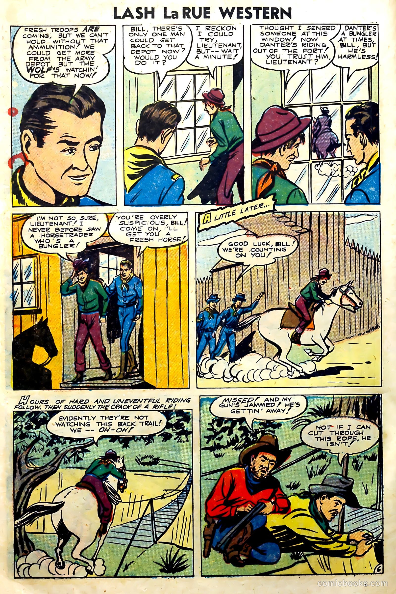 Lash Larue Western #57 — page 20 of 36
