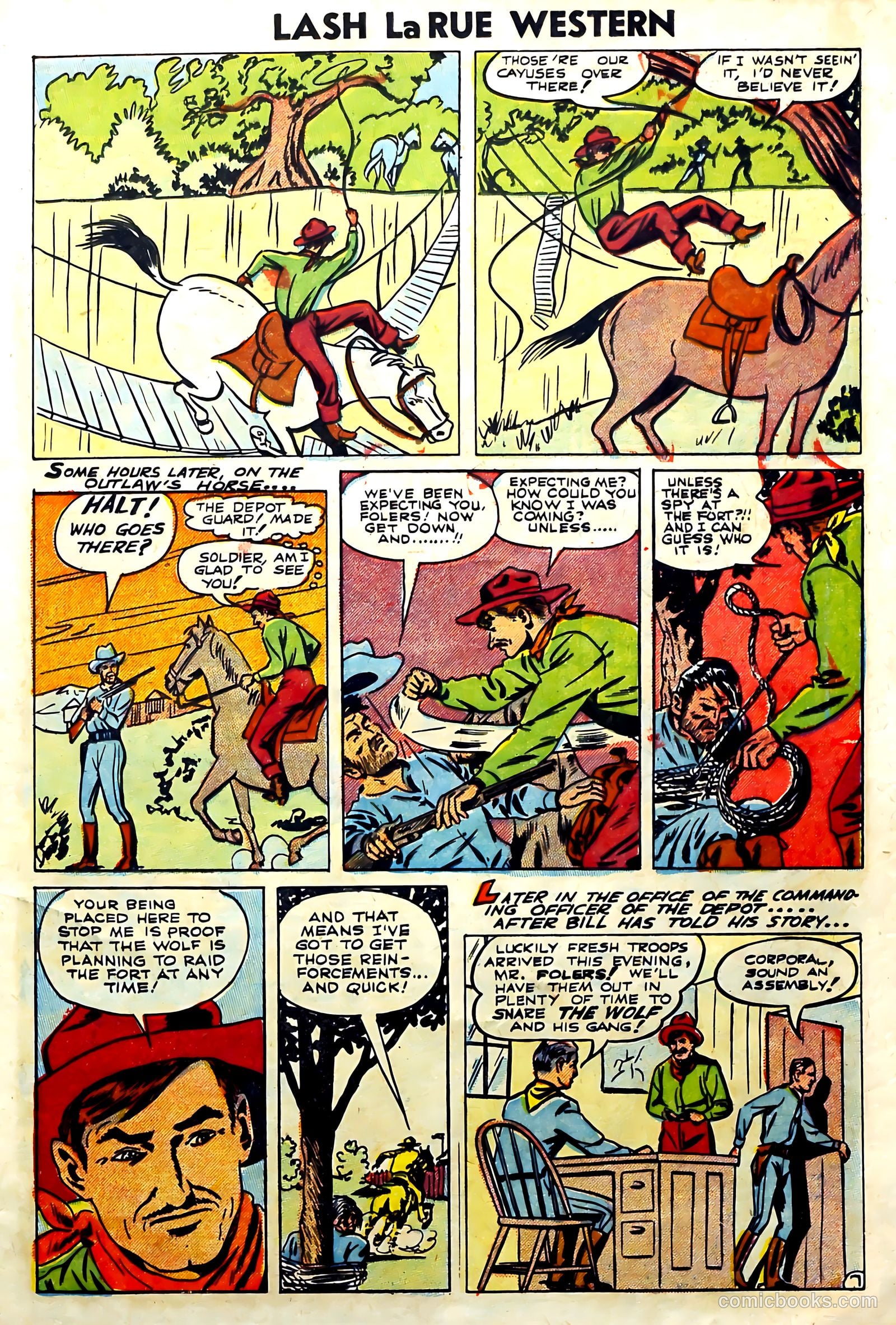 Lash Larue Western #57 — page 21 of 36