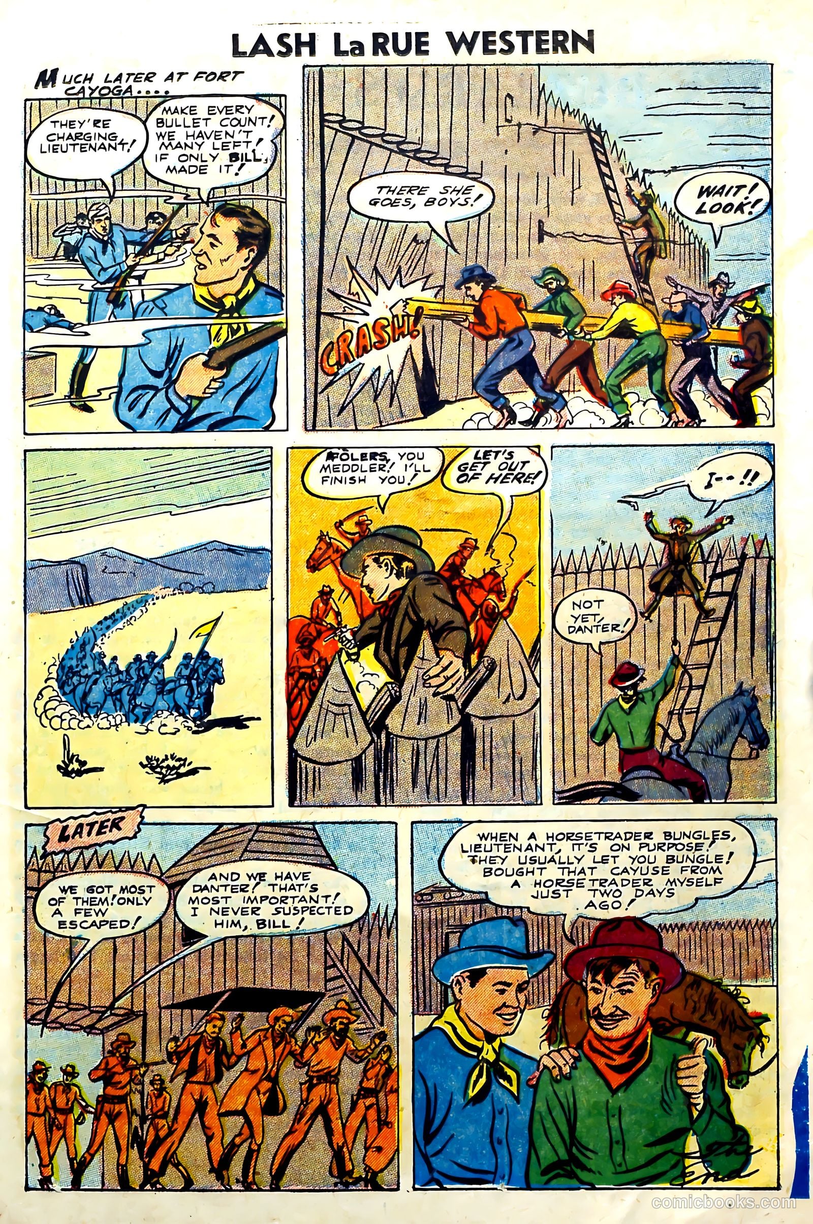 Lash Larue Western #57 — page 23 of 36