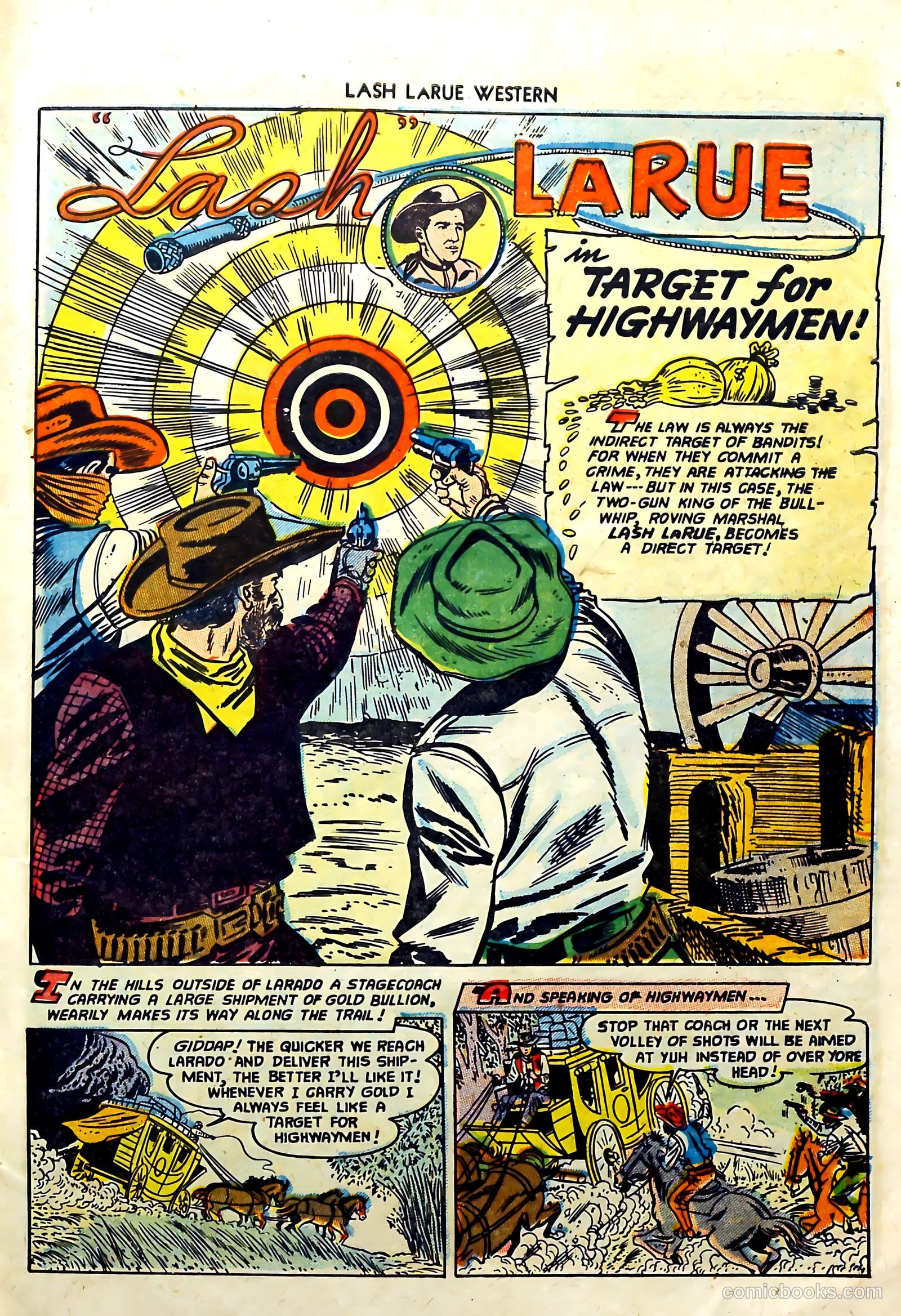 Lash Larue Western #57 — page 27 of 36