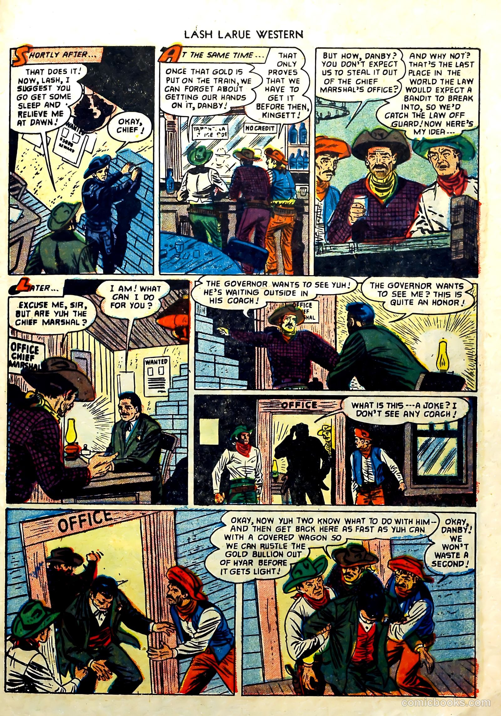 Lash Larue Western #57 — page 29 of 36