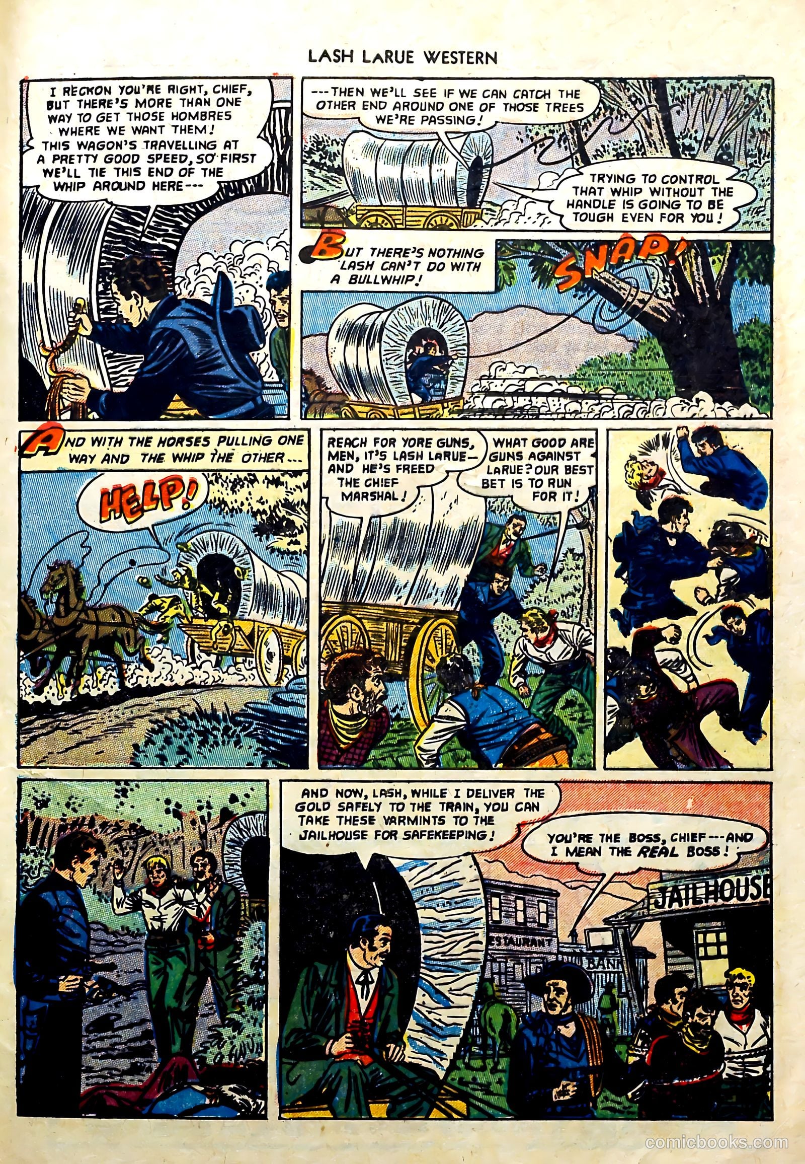 Lash Larue Western #57 — page 33 of 36