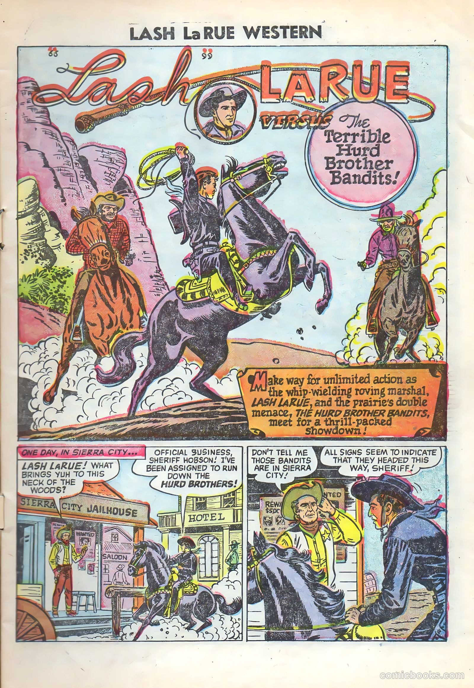 Lash Larue Western #58 — page 3 of 36