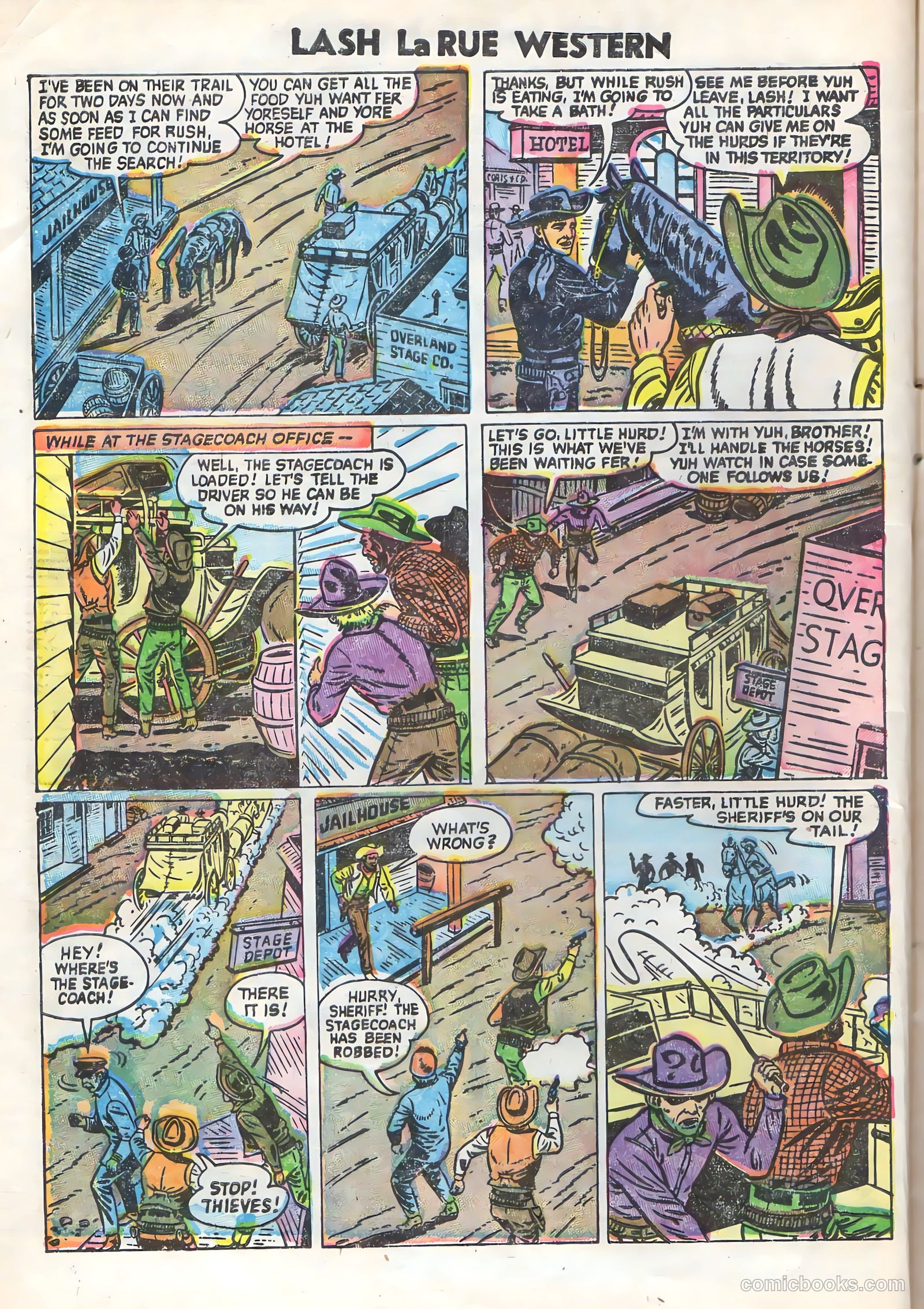 Lash Larue Western #58 — page 4 of 36