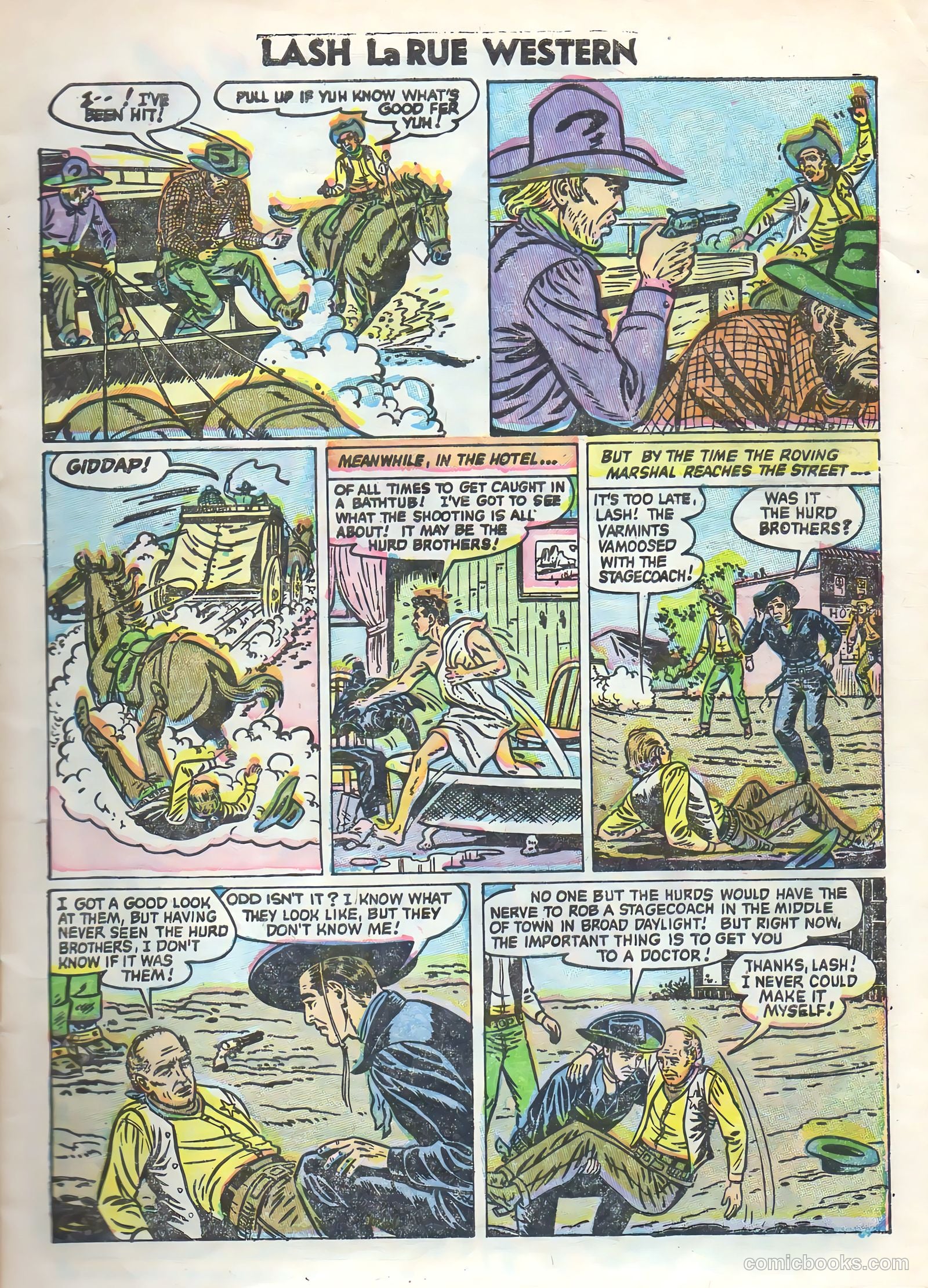 Lash Larue Western #58 — page 5 of 36